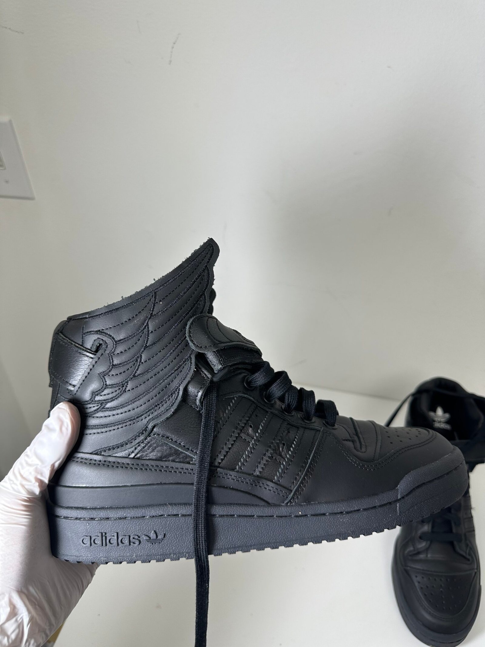 Adidas - Tenis Jeremy Scott x adidas Wings 4.0 I 'Core Black' - Tamanho 8,5US - Produto Novo (No box) - Imagem 6