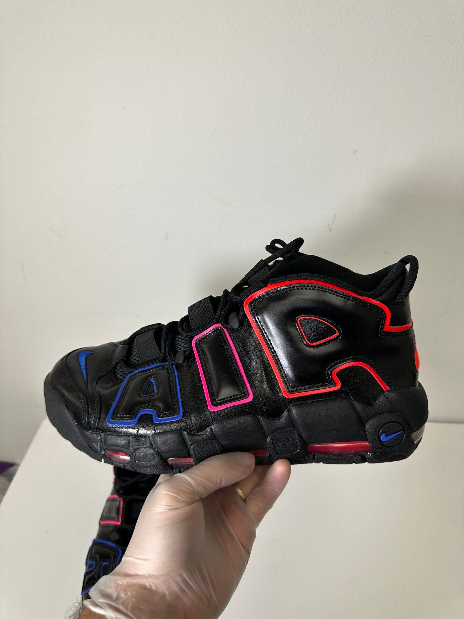 Nike - Air More Uptempo Multicolor Modelo 2022 - Tamanho 12US - Produto Novo (Sem Caixa) - Imagem 3