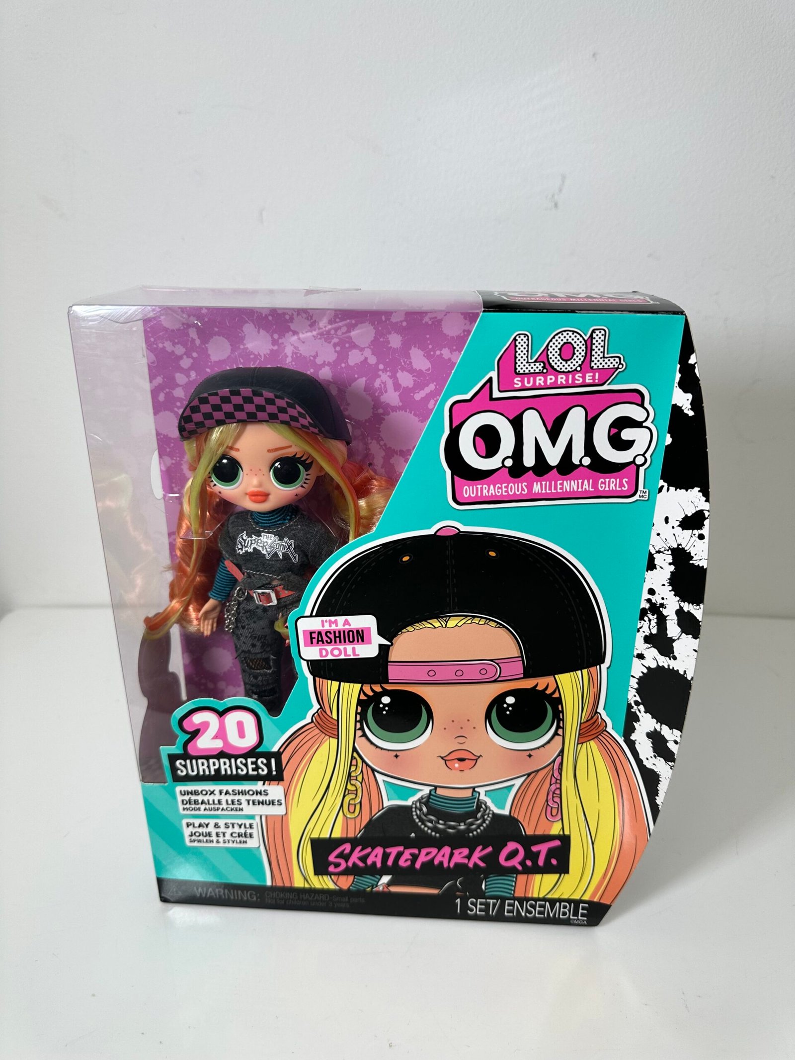 LOL Surprise! O.M.G Outrageous Millennial Girls - Skatepark Q.T. - Produto Novo (Lacrado)