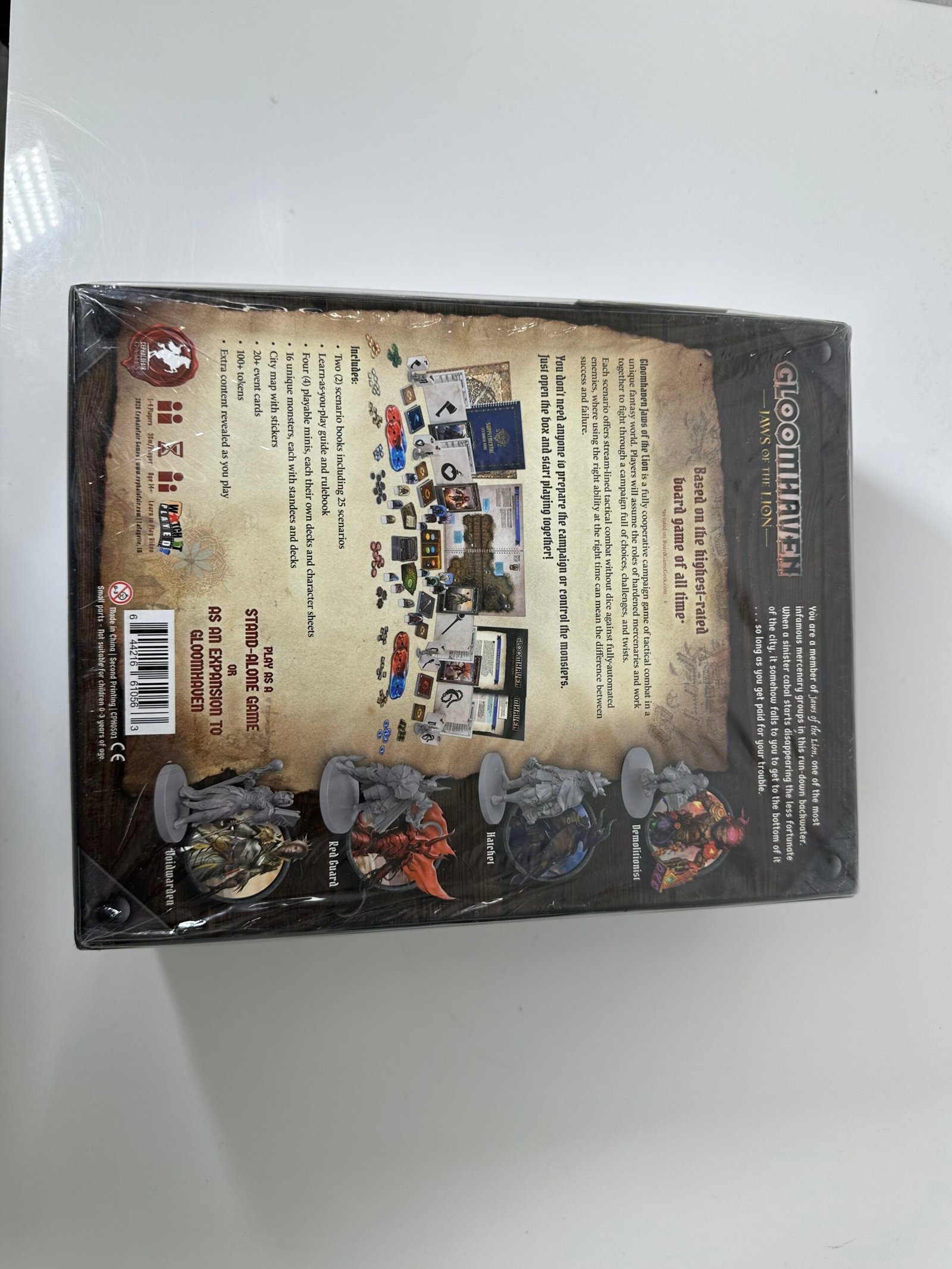 Gloomhaven - Jaws Of The Lion - Jogo da Tabuleiro RPG - Produto Novo (lacrado) - Imagem 3