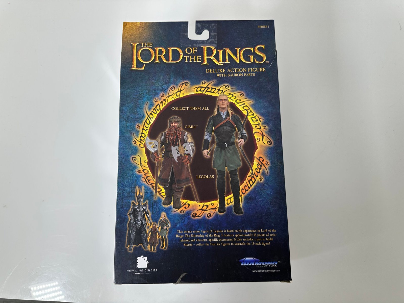 Diamond - The Lord Of The Rings - Boneco Legolas - Produto na Caixa