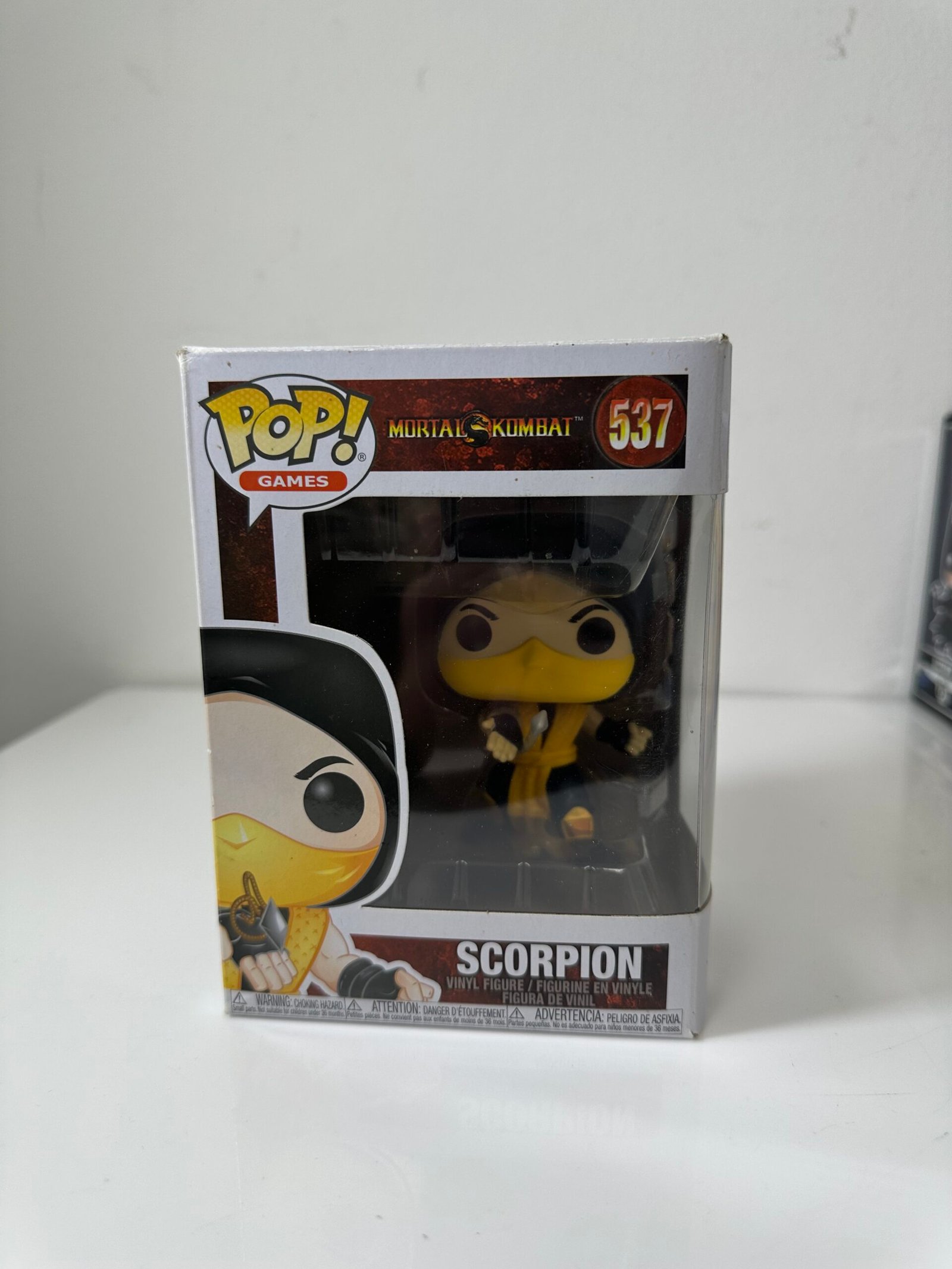 Funko POP! - Mortal Kombat - Scorpion (537) - Produto na Caixa Original