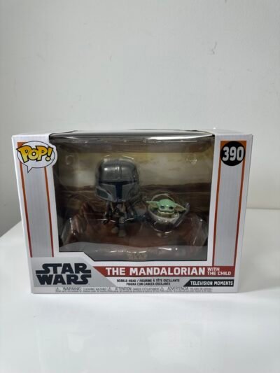 Funko POP! - Star Wars - The Mandalorian With The Child (390) - Produto na Caixa Original