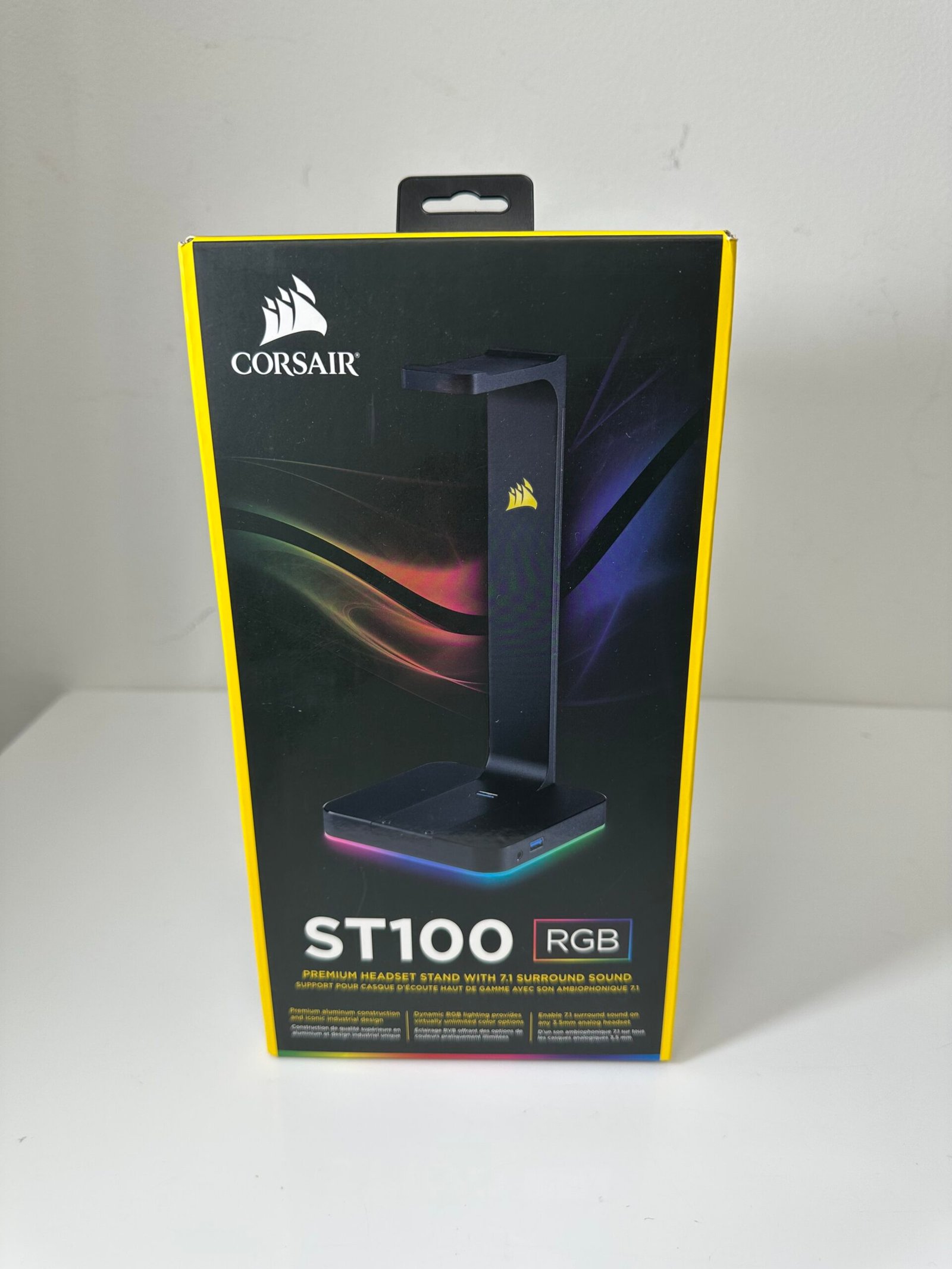 Corsair - ST100 RGB - Headset Stand With 7.1 Surround Sound - Produto Novo (Lacrado)