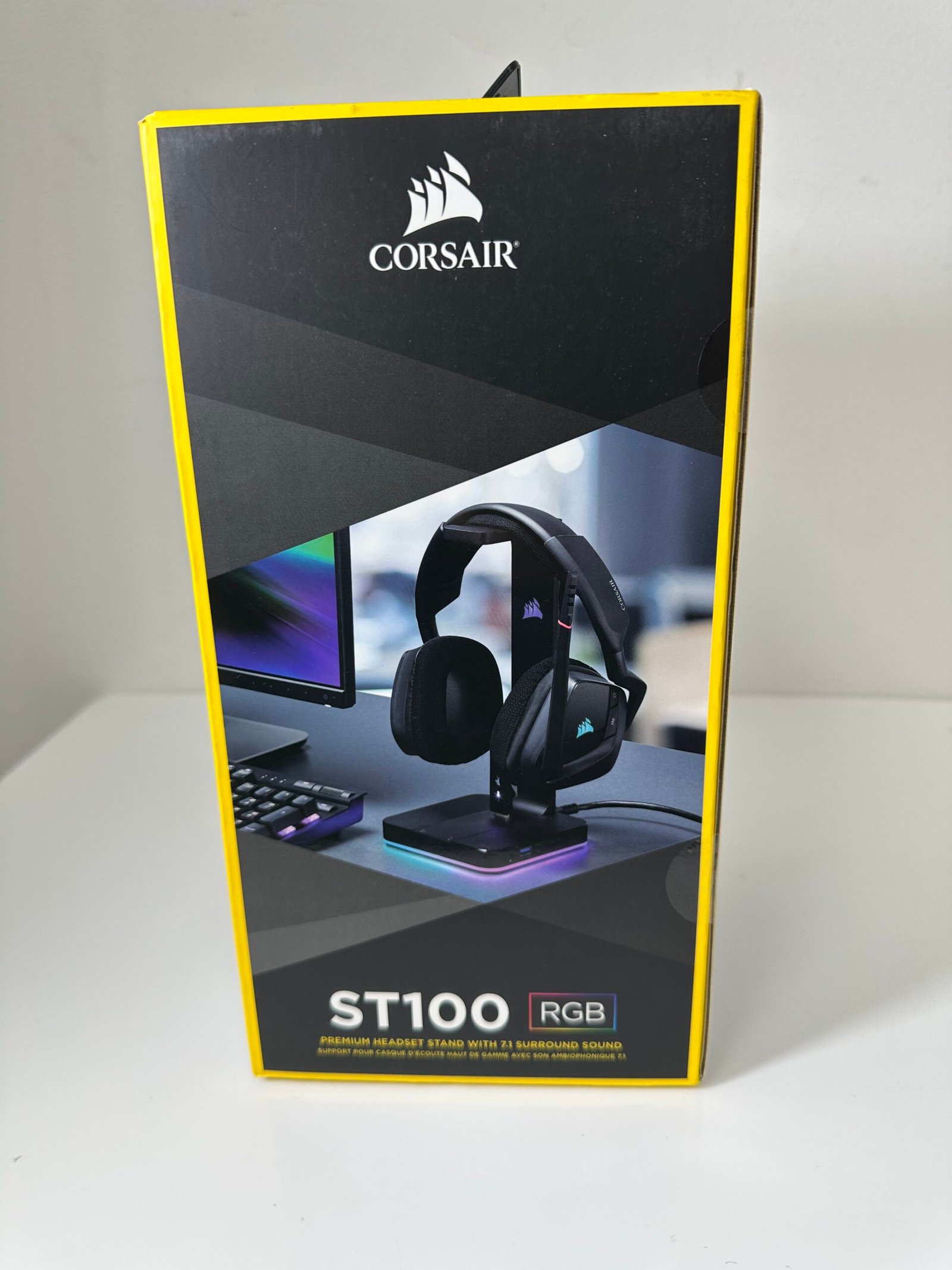 Corsair - ST100 RGB - Headset Stand With 7.1 Surround Sound - Produto Novo (Lacrado) - Imagem 4