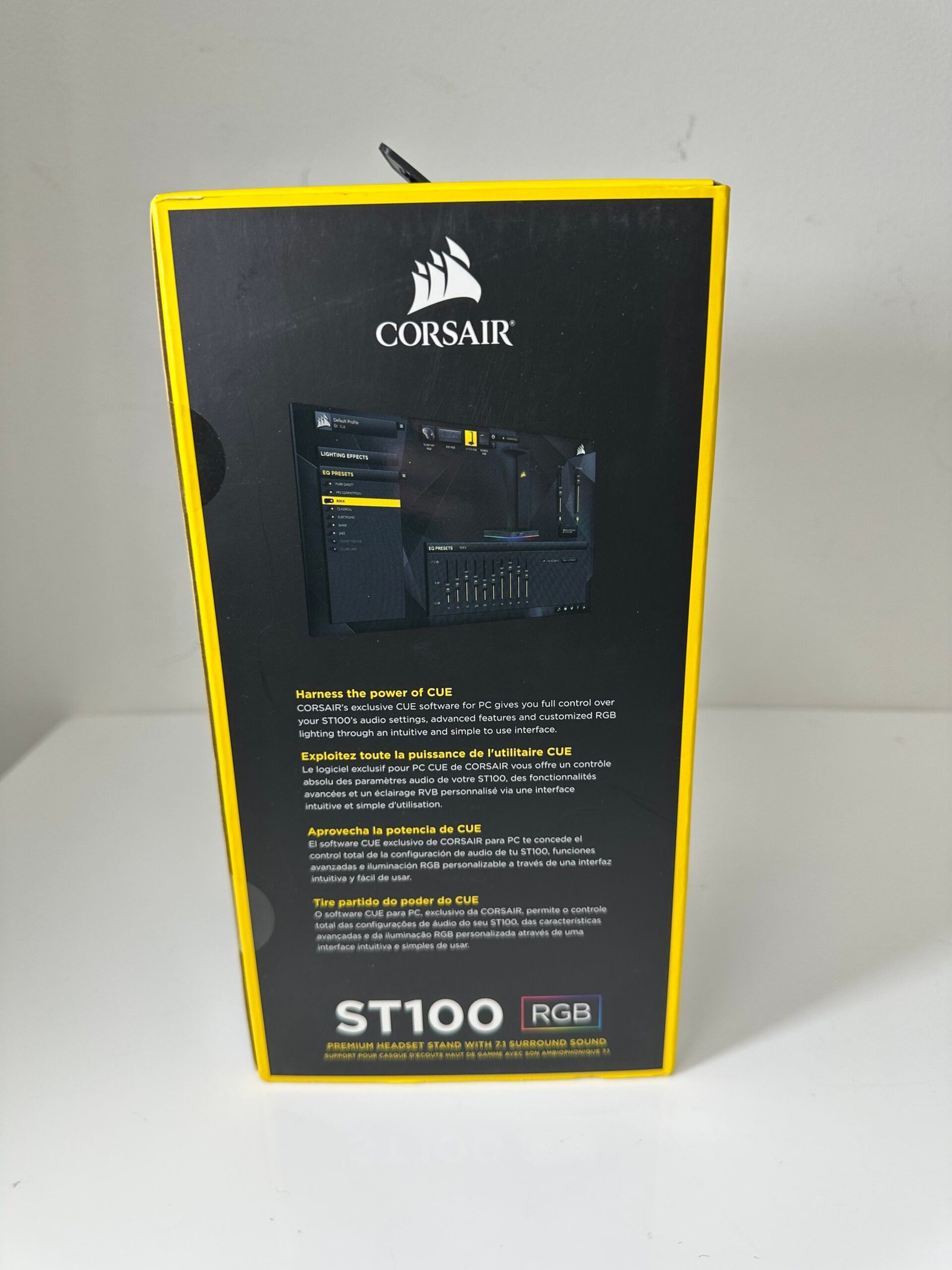 Corsair - ST100 RGB - Headset Stand With 7.1 Surround Sound - Produto Novo (Lacrado) - Imagem 2