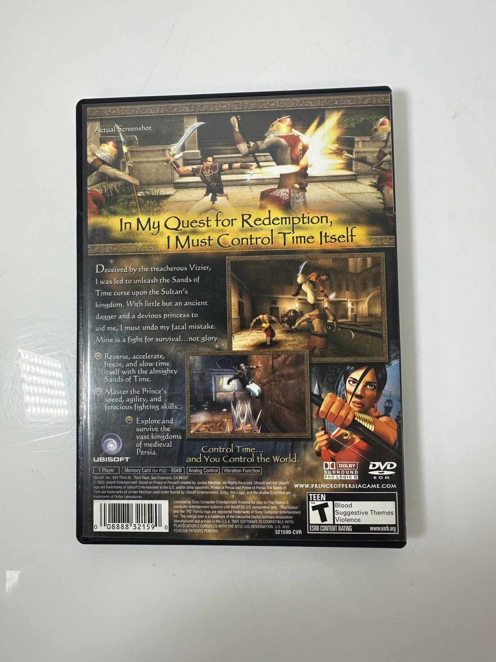 Prince of Persia The Sands Of Time - Playstation 2 - Produto Usado - Imagem 4