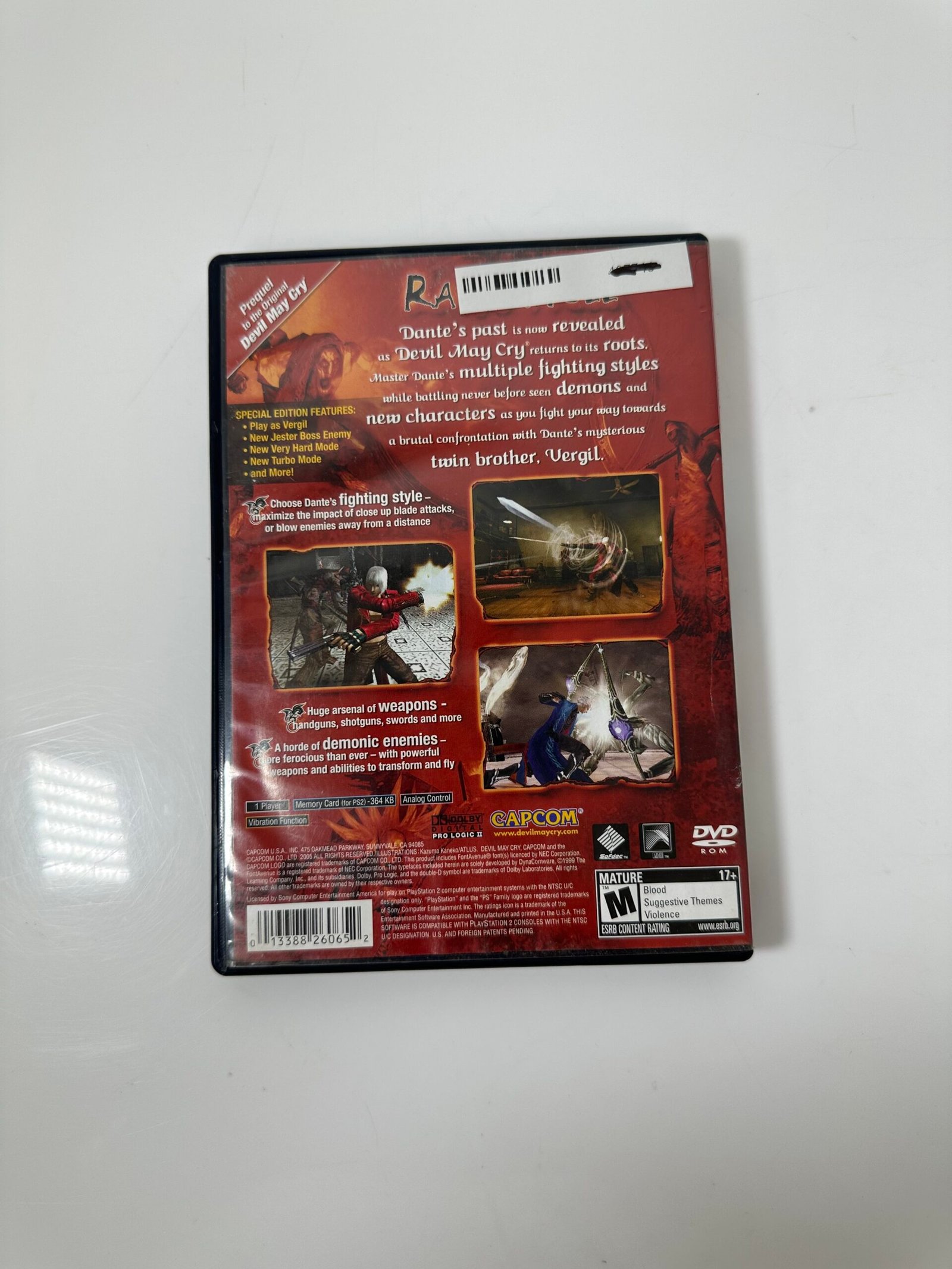 Devil May Cry 3 Special Edition - Playstation 2 - Produto Usado - Imagem 4