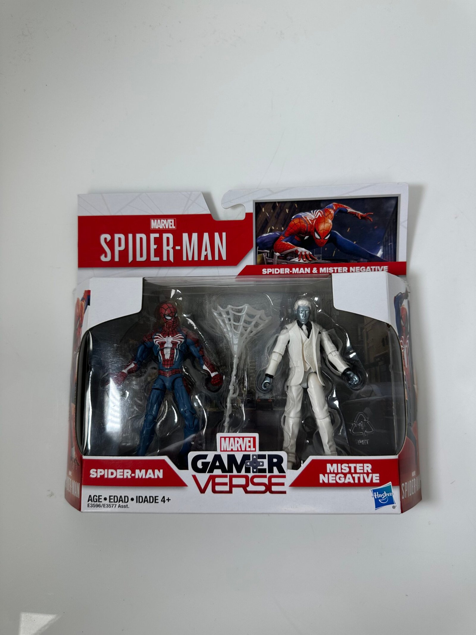 Marvel Spider-Man - Gamer Verse Spider-Man e Mister Negative - Produto Novo (Na Caixa)
