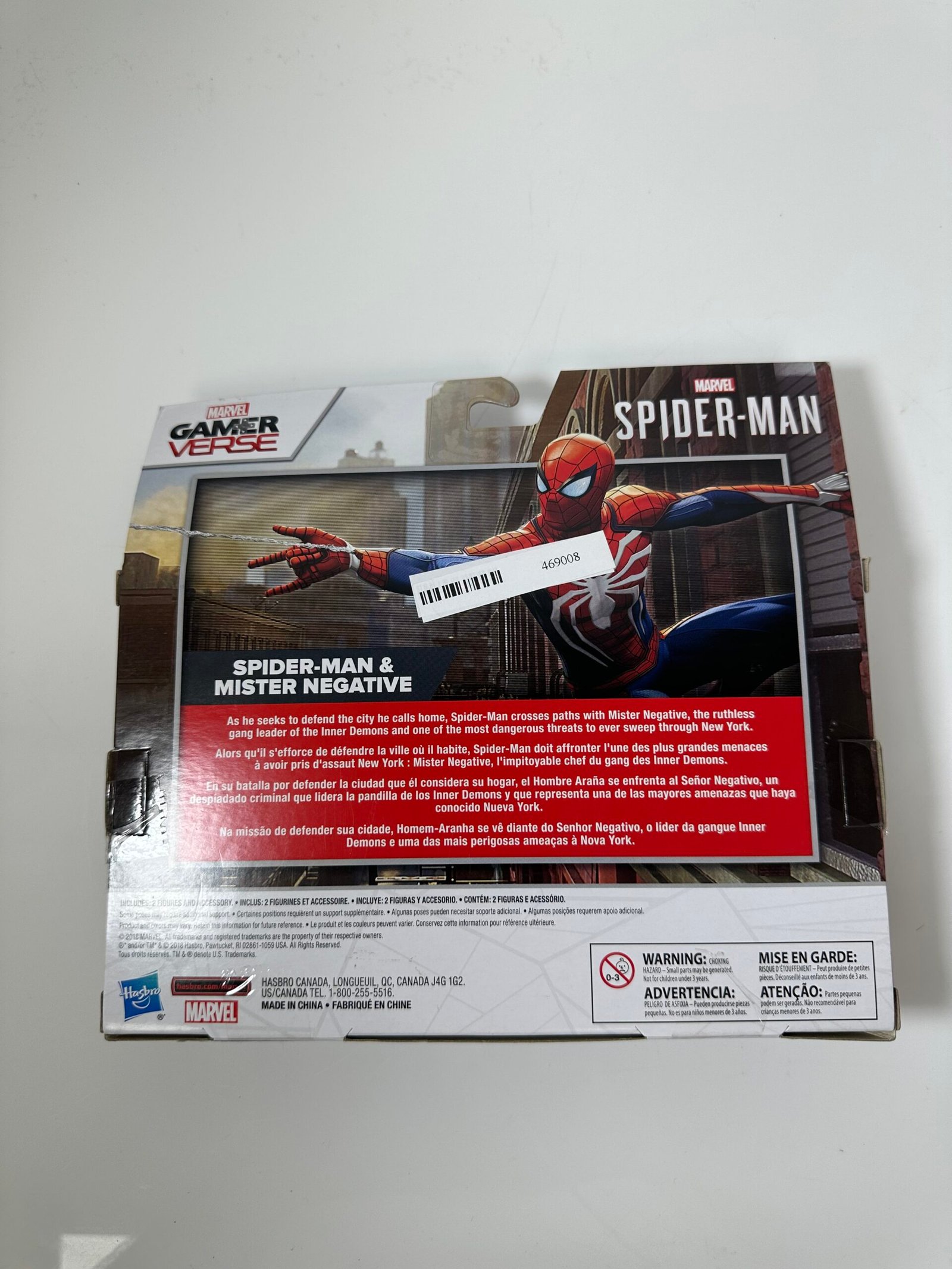 Marvel Spider-Man - Gamer Verse Spider-Man e Mister Negative - Produto Novo (Na Caixa) - Imagem 2