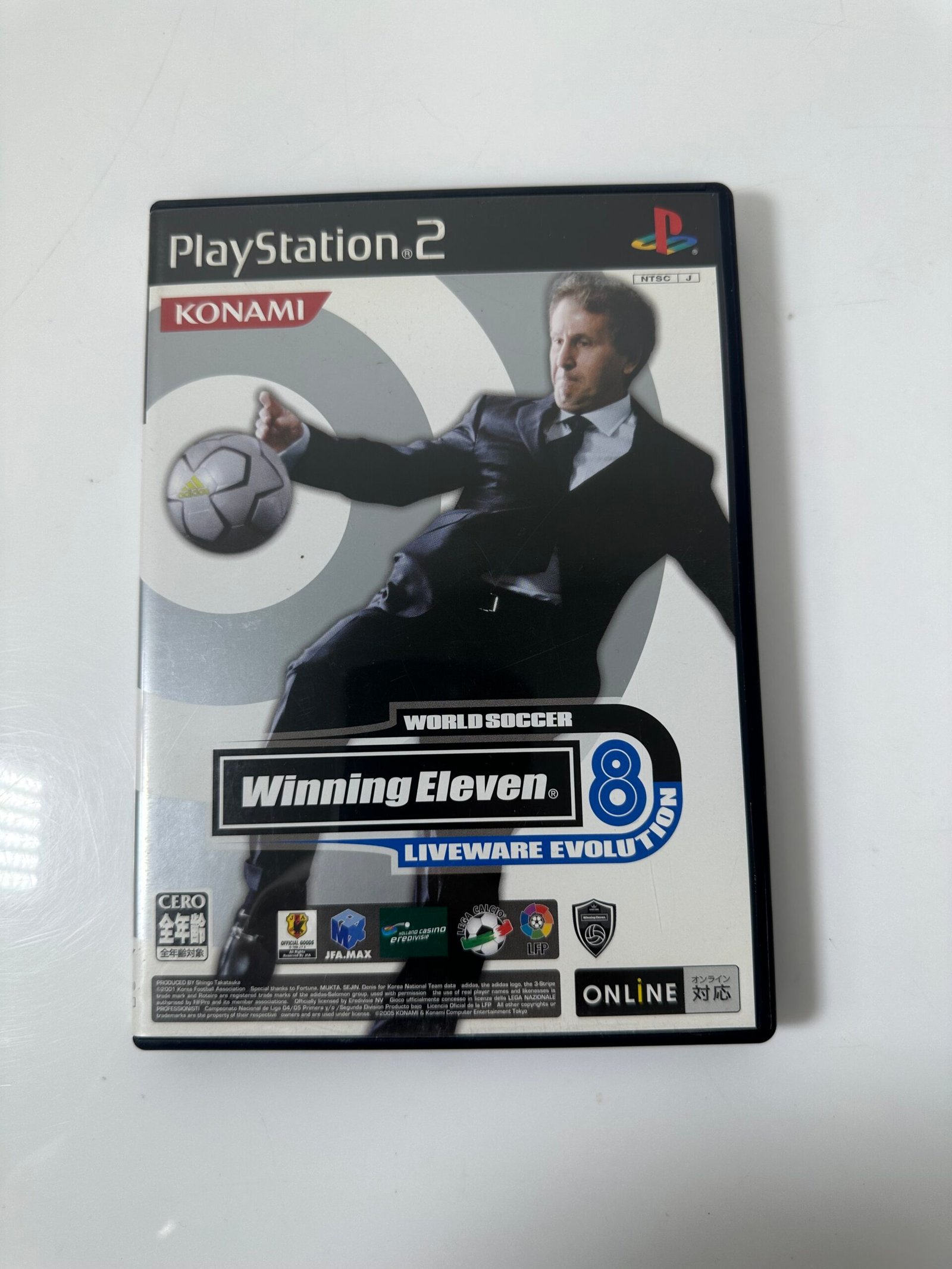 Winning Eleven 8 - Playstation 2 - Produto Usado