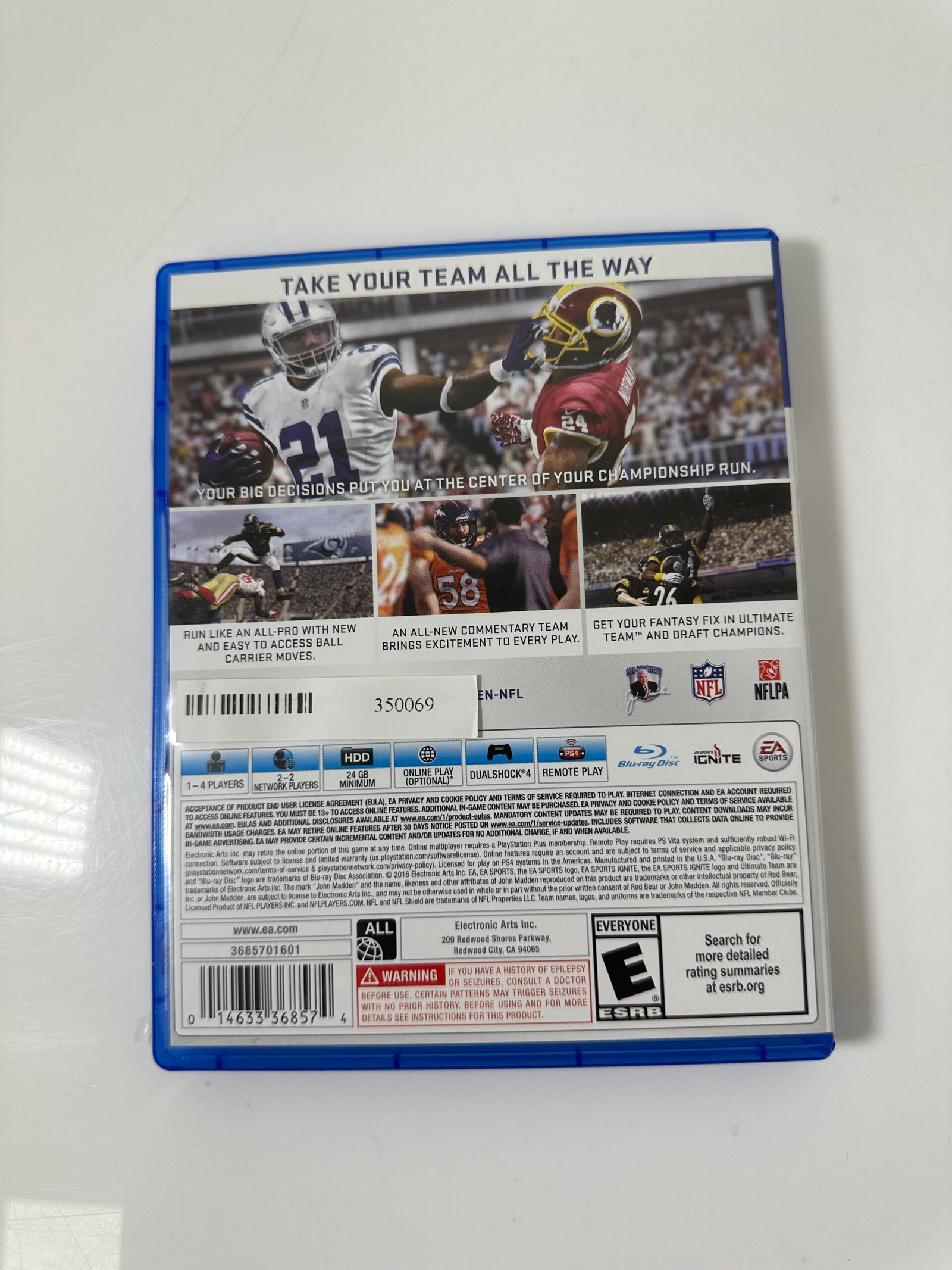 Madden 17 - Playstation 4 - Produto Usado - Imagem 4