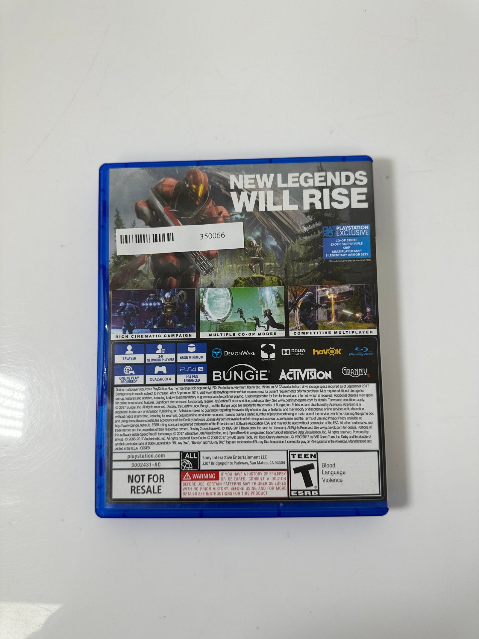 Destiny 2 - Playstation 4 - Produto usado - Terceira Unidade - Imagem 4