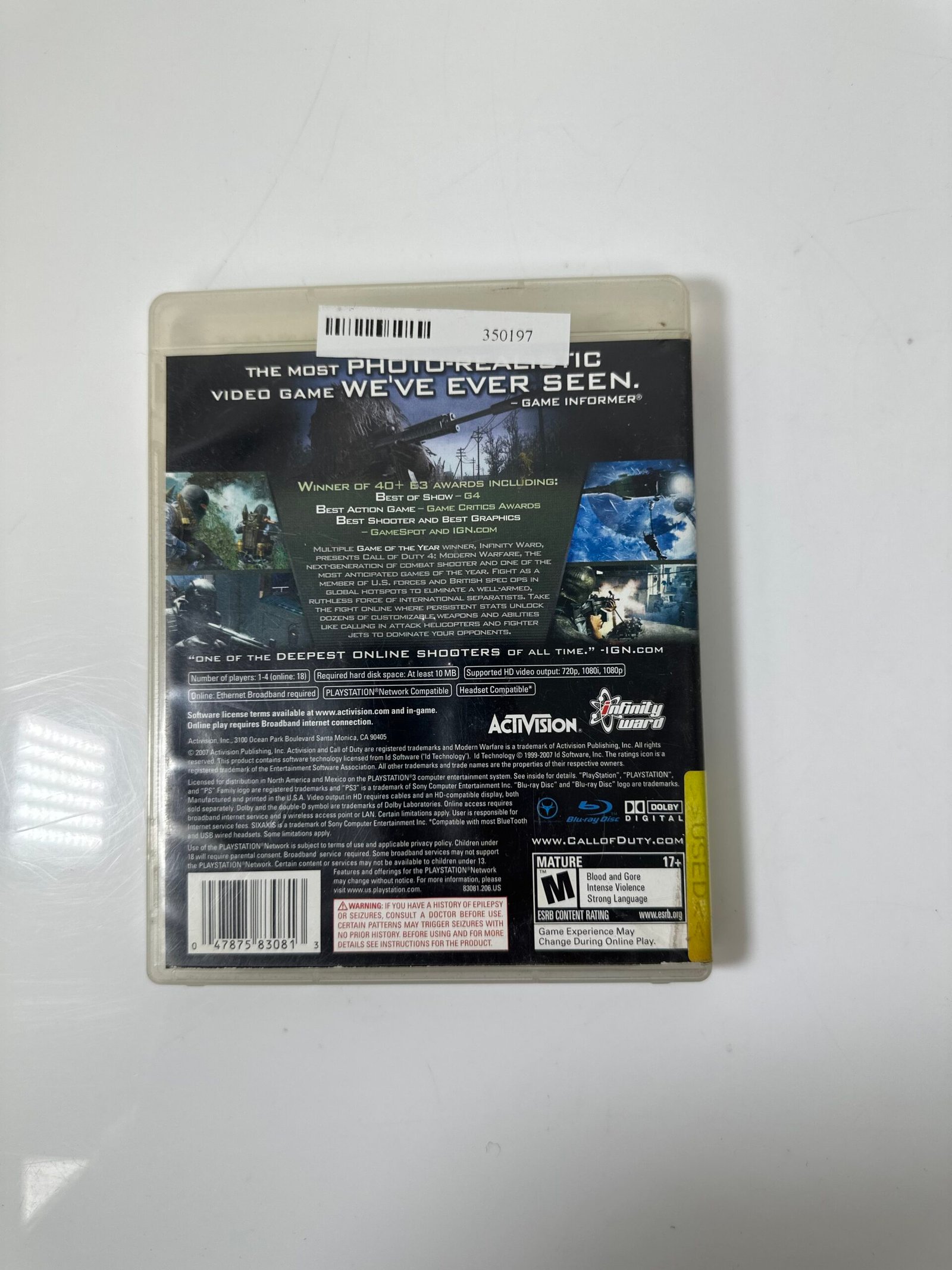 Call Of Duty 4 Modern Warfare - Playstation 3 - Produto Usado - Imagem 4