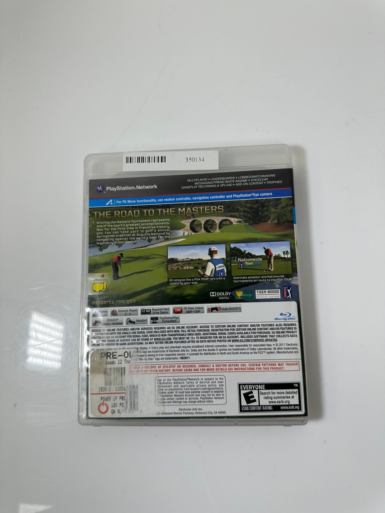 Masters PGA Tour 12 - Playstation 3 - Produto Usado - Imagem 3