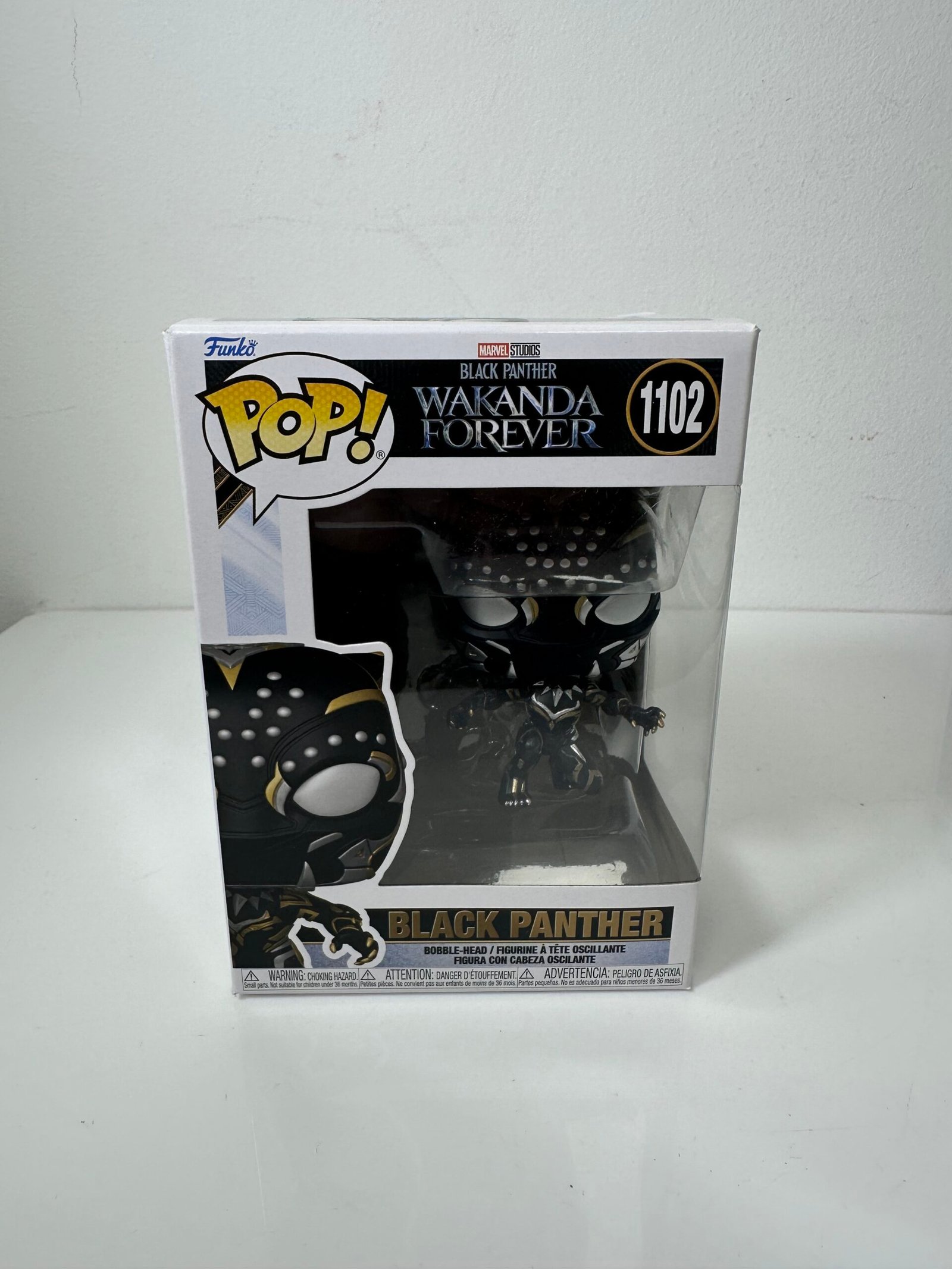 Funko POP! Black Panther Wakanda Forever - Black Panther (1102) - Produto Novo (Lacrado)