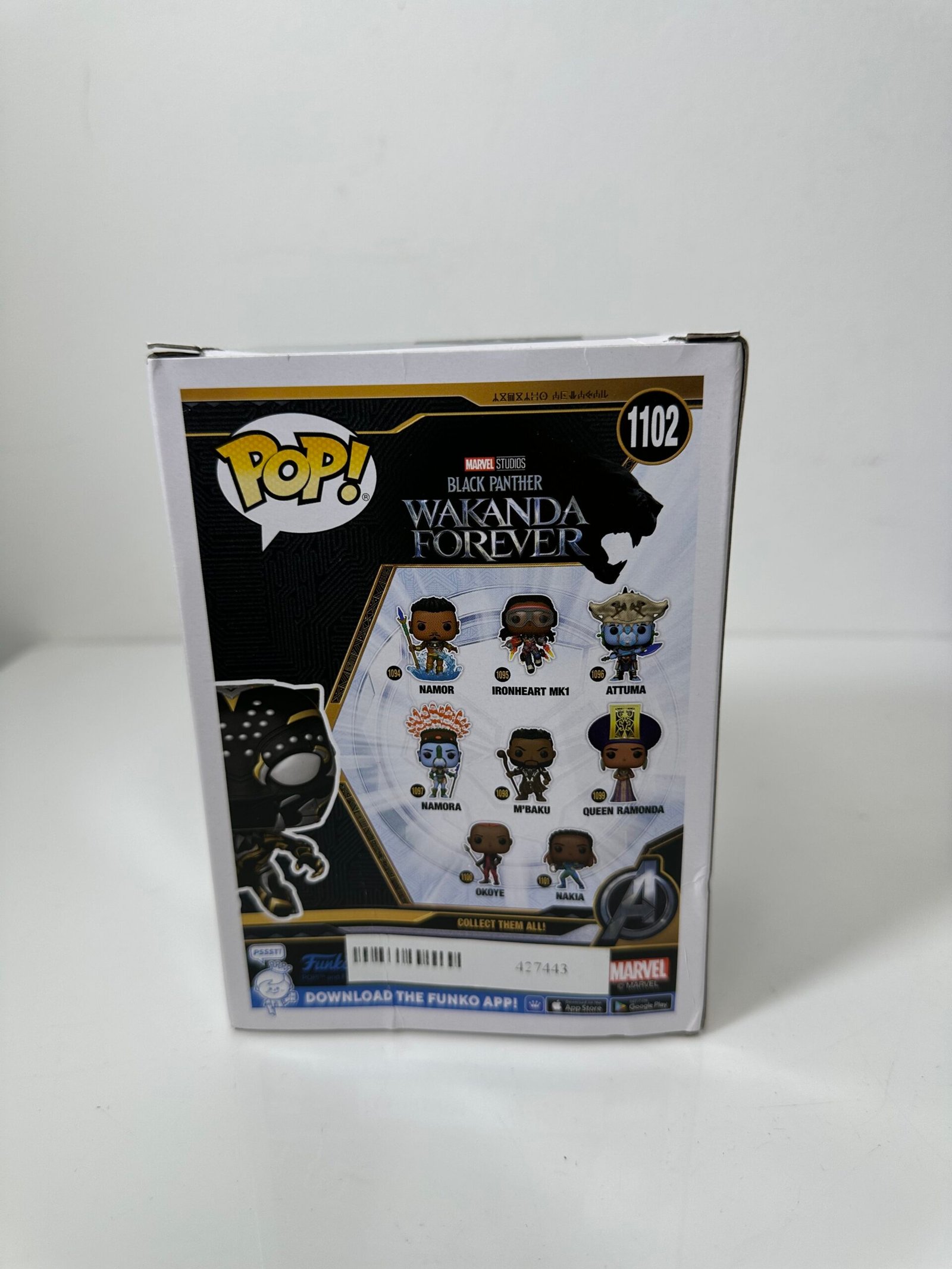 Funko POP! Black Panther Wakanda Forever - Black Panther (1102) - Produto Novo (Lacrado) - Imagem 2