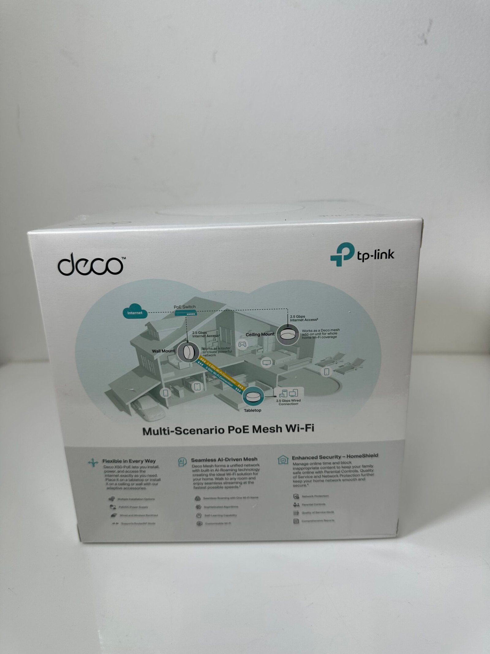 Deco X50-PoE - Multi-Scenario PoE Mesh Wi-Fi 6 - Produto Novo (Lacrado) - Segunda Unidade - Imagem 4