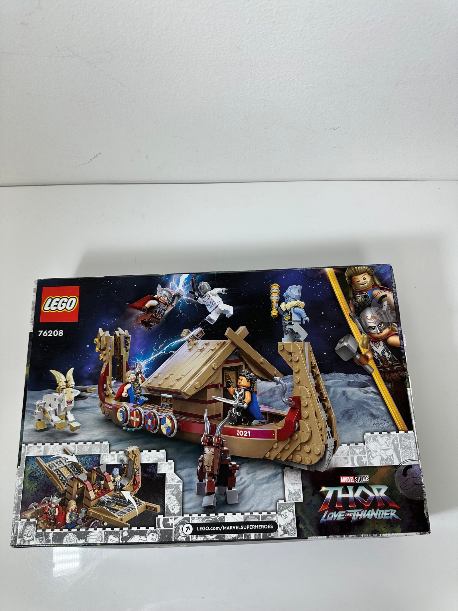 Lego - Marvel Studio Thor Love and Thunder - 564 peças - Produto Novo (Lacrado)