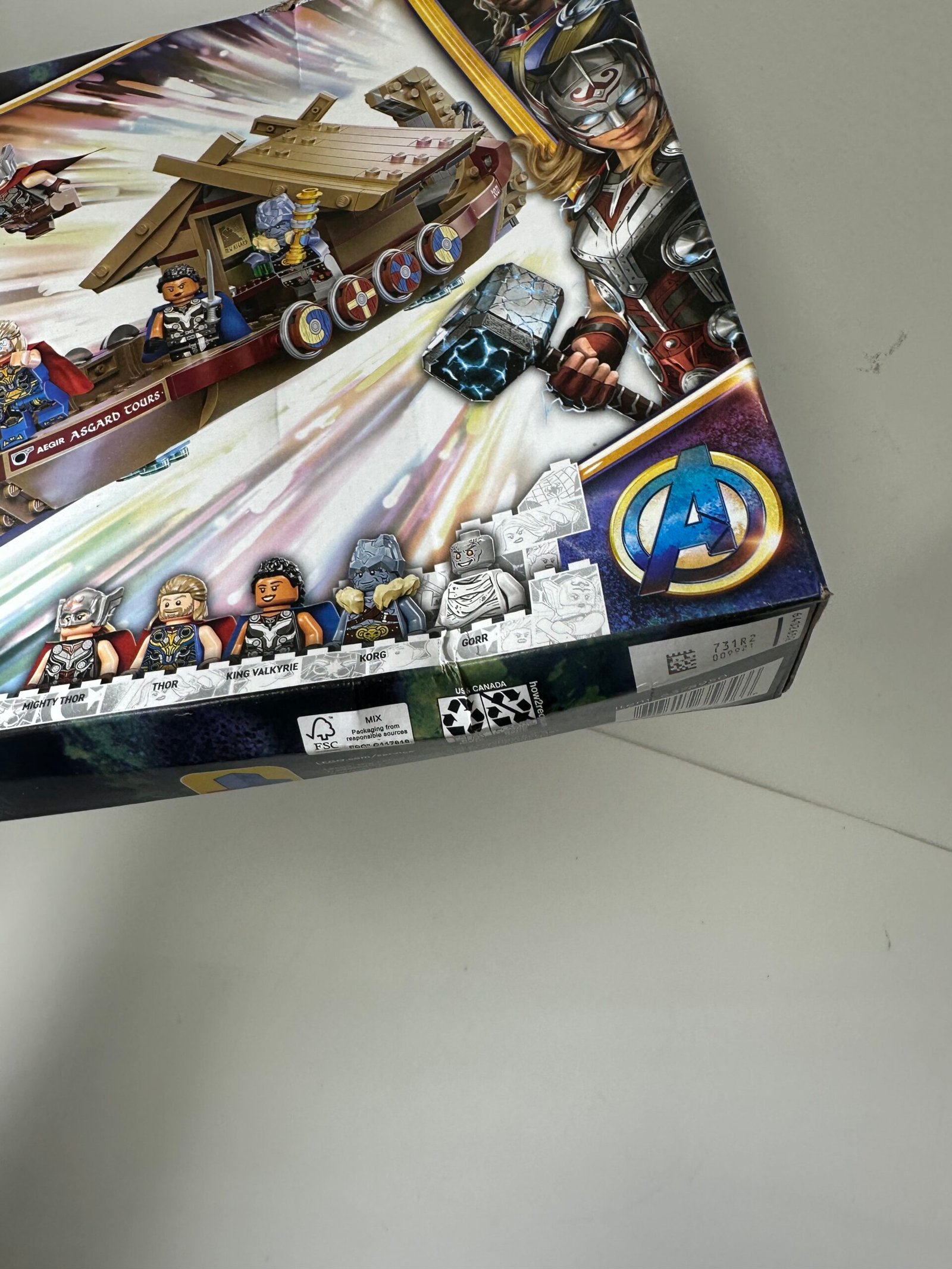 Lego - Marvel Studio Thor Love and Thunder - 564 peças - Produto Novo (Lacrado) - Imagem 2