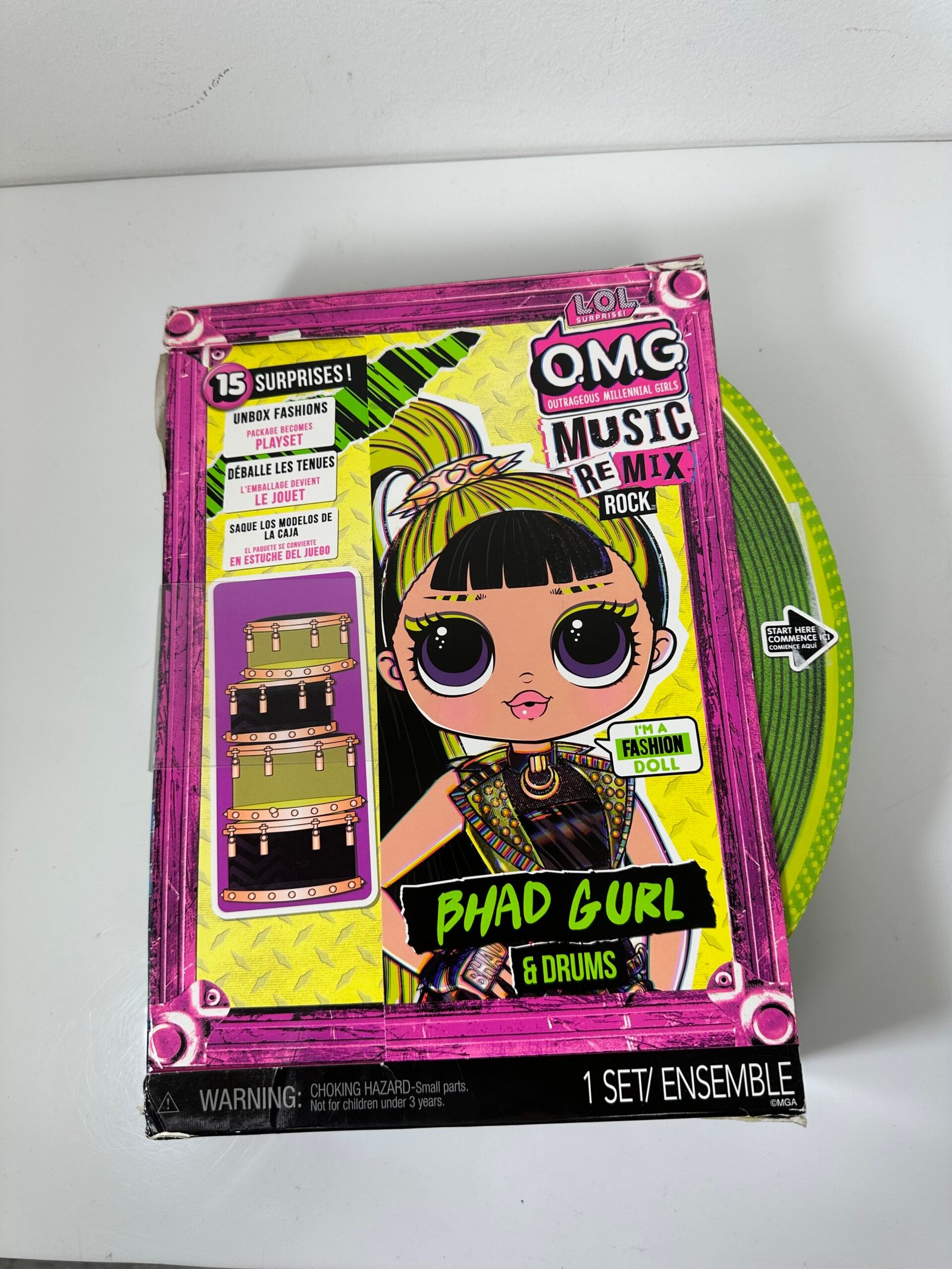LOL Surprise! O.M.G. Bhad Gurl and Drums - Produto Novo (Lacrado)