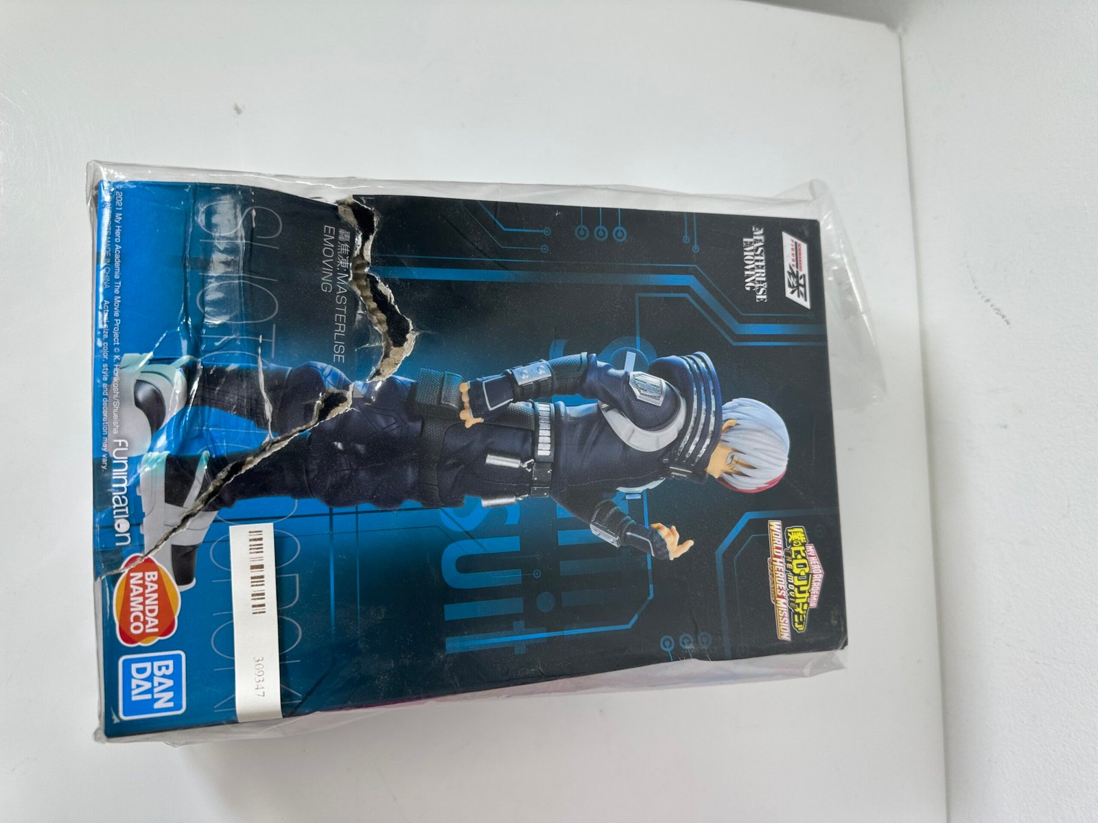 Ichibansho Figure - My Hero Academia: The Movie World Heroes' Mission - Shoto Todoroki - Produto Novo com caixa danificada