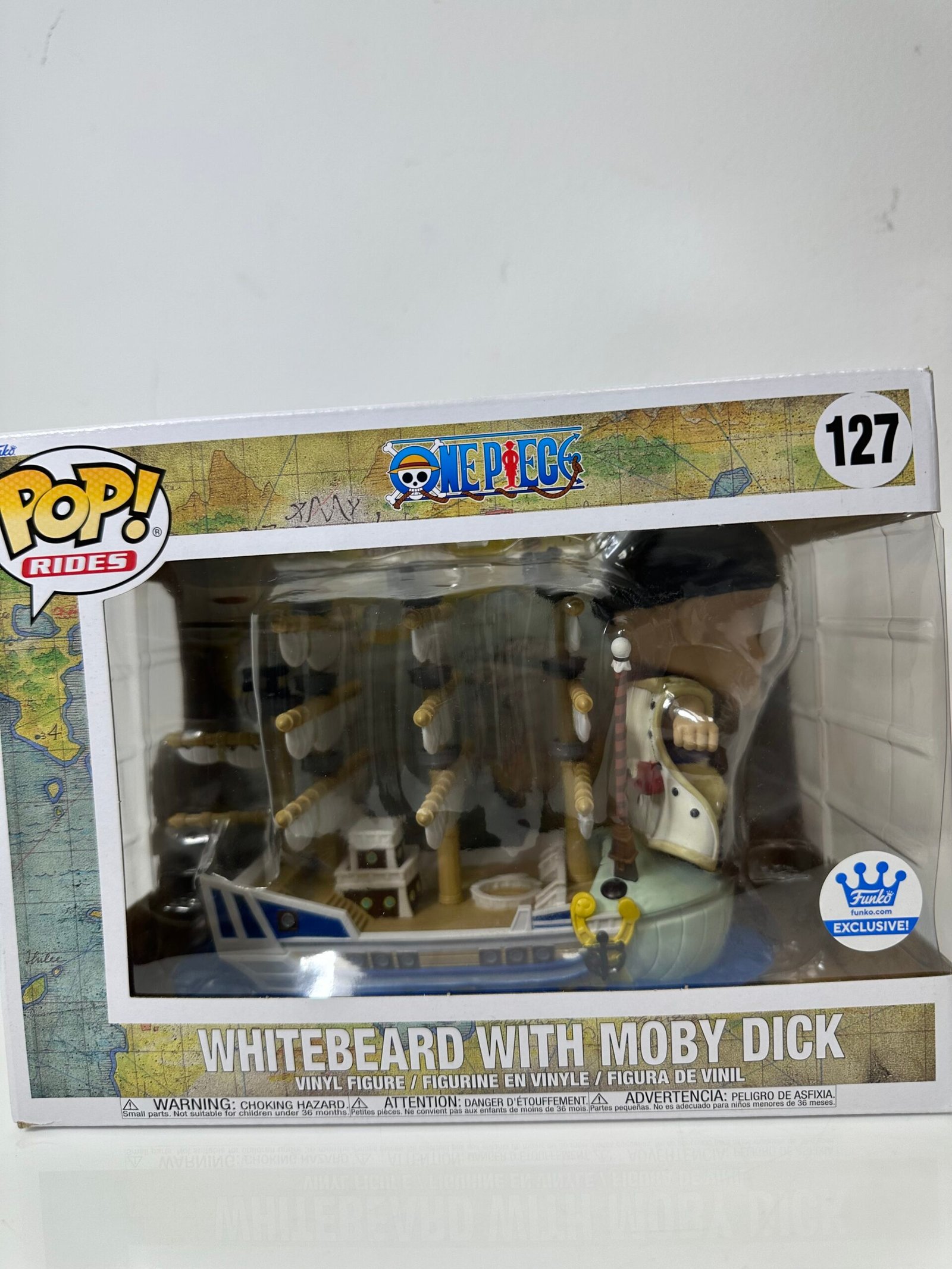 Funko POP! Rides - One Piece - Whitebeard with Moby Dick (127) - Produto Novo (Na Caixa)