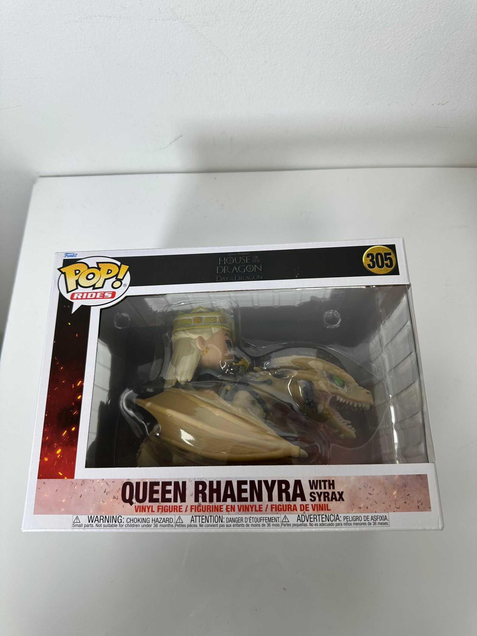 Funko POP! Rides - Game of Thrones House of The Dragon - Queen Rhaenyra with Syrax (305) - Produto Novo (Na Cai - Imagem 3