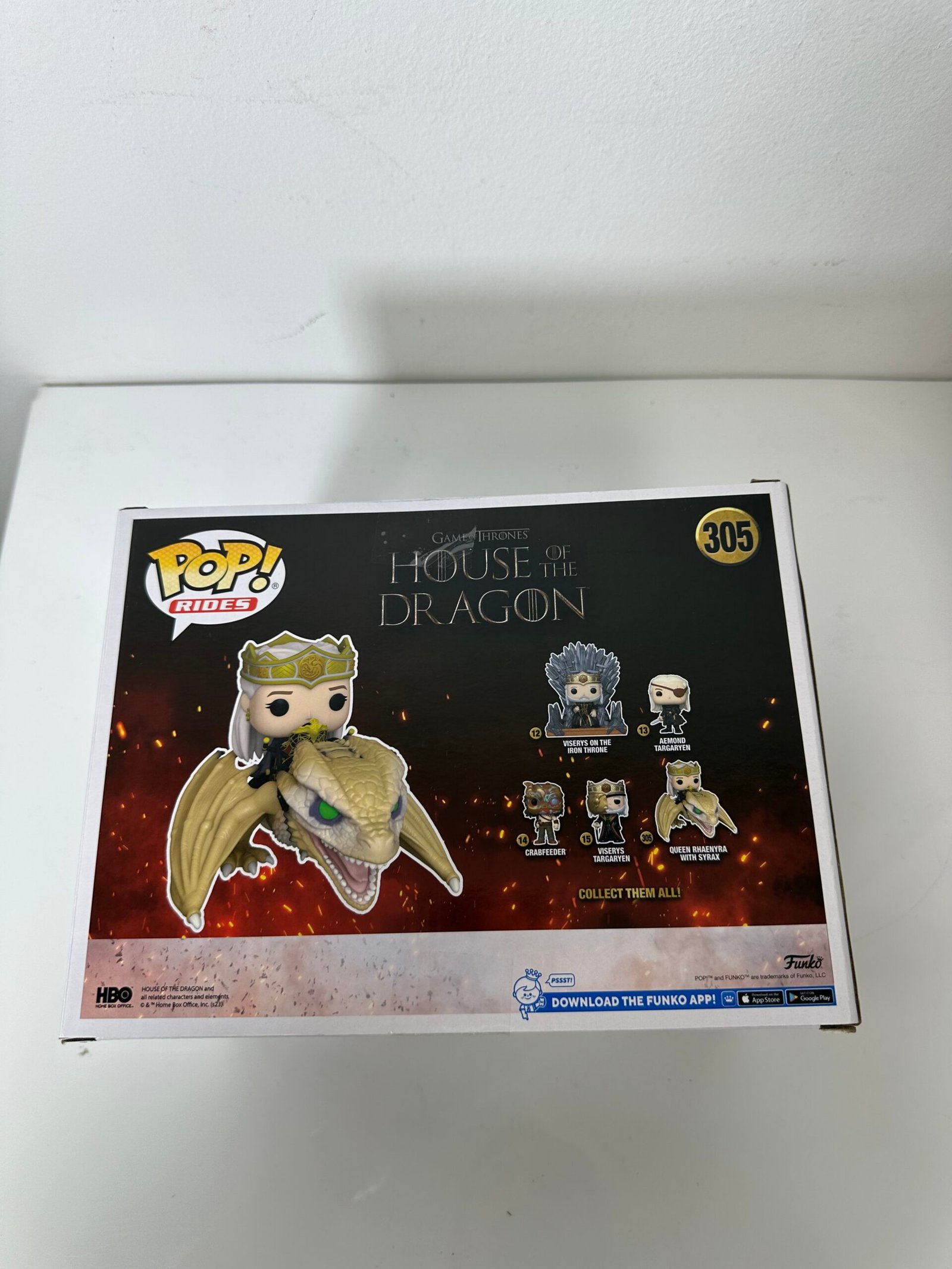 Funko POP! Rides - Game of Thrones House of The Dragon - Queen Rhaenyra with Syrax (305) - Produto Novo (Na Cai - Imagem 2