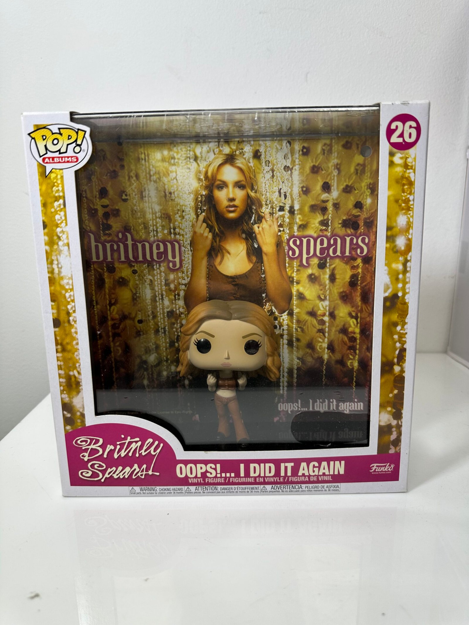 Funko POP! Albums - Britney Spears - Oops!... I Did It Again (26) - Produto Novo (Na caixa)