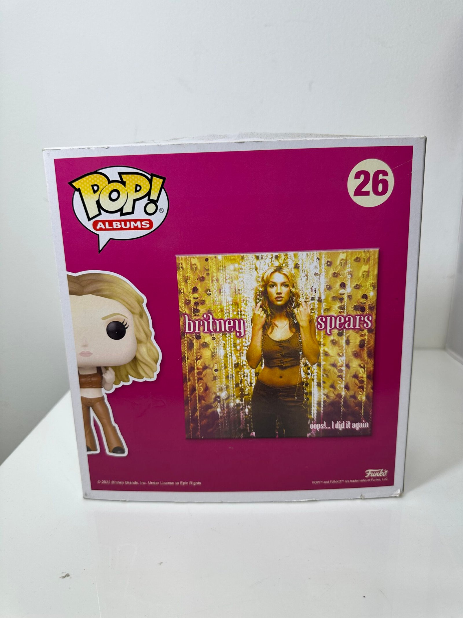 Funko POP! Albums - Britney Spears - Oops!... I Did It Again (26) - Produto Novo (Na caixa) - Imagem 2
