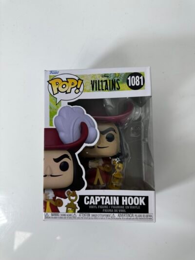 Funko POP! Disney Villains - Captain Hook (1081) - Produto Novo (Na Caixa)
