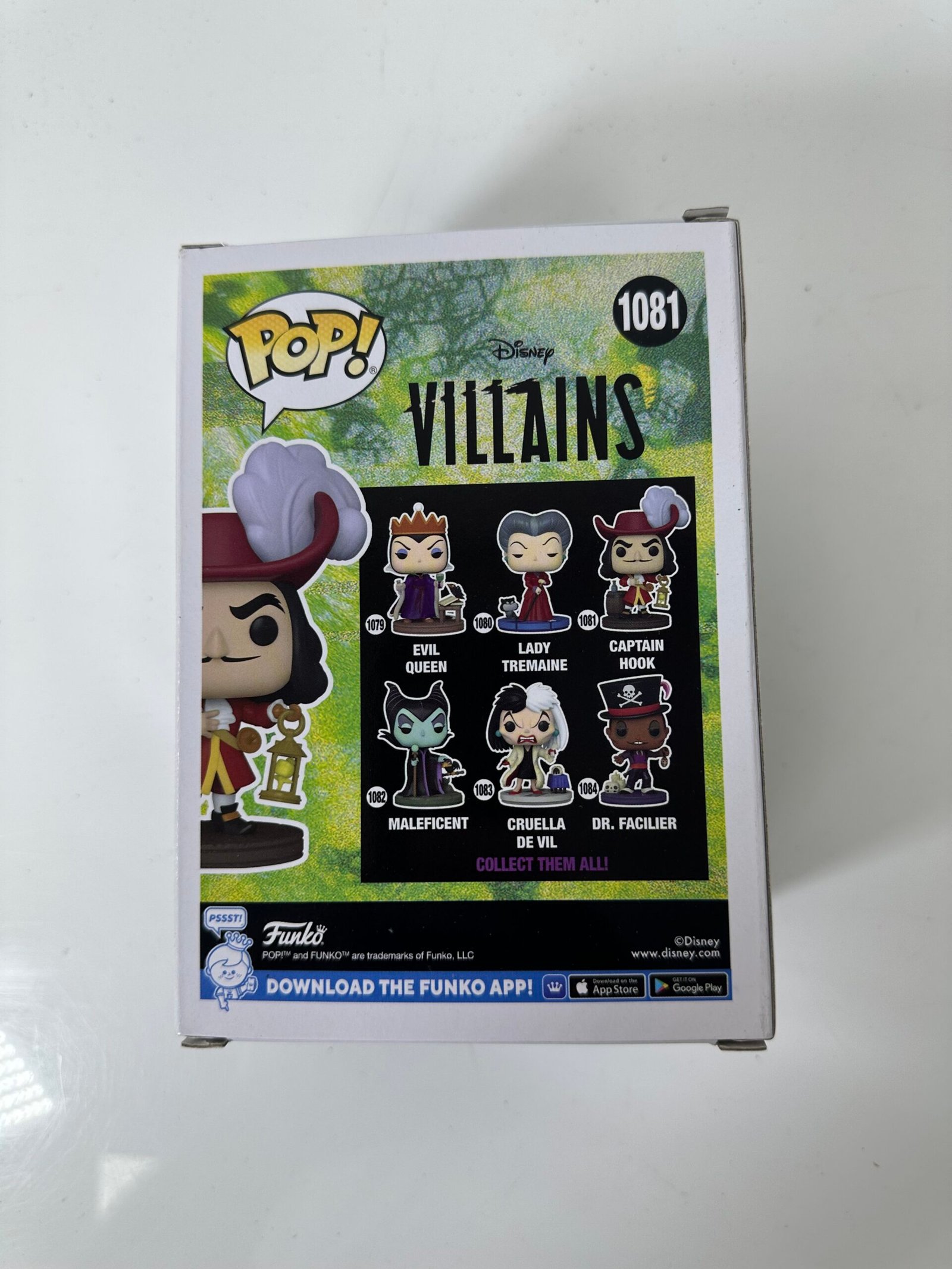 Funko POP! Disney Villains - Captain Hook (1081) - Produto Novo (Na Caixa) - Imagem 2