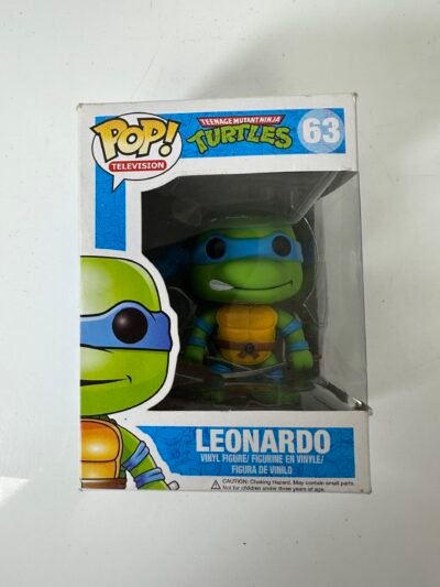 Funko POP! Teenage Mutant Ninja Turtles - Leonardo (63) - Produto Novo (Na Caixa)