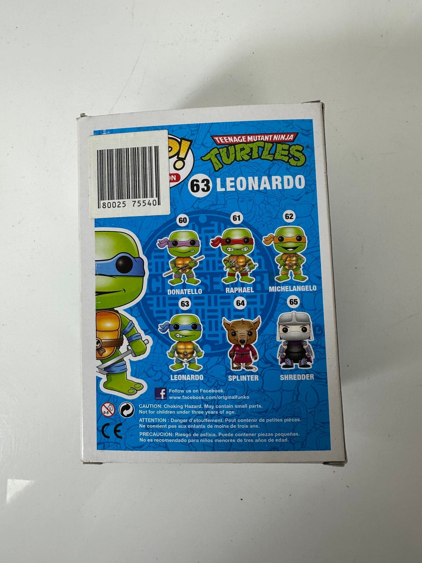 Funko POP! Teenage Mutant Ninja Turtles - Leonardo (63) - Produto Novo (Na Caixa) - Imagem 2