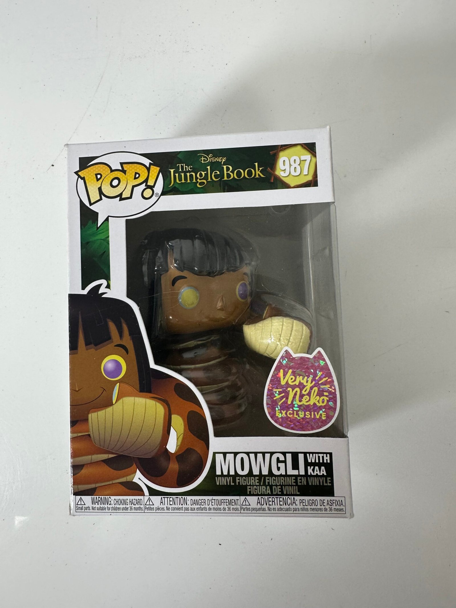 Funko POP! The Jungle Book - Mowgli With Kaa (987) - Produto Novo (Na Caixa)