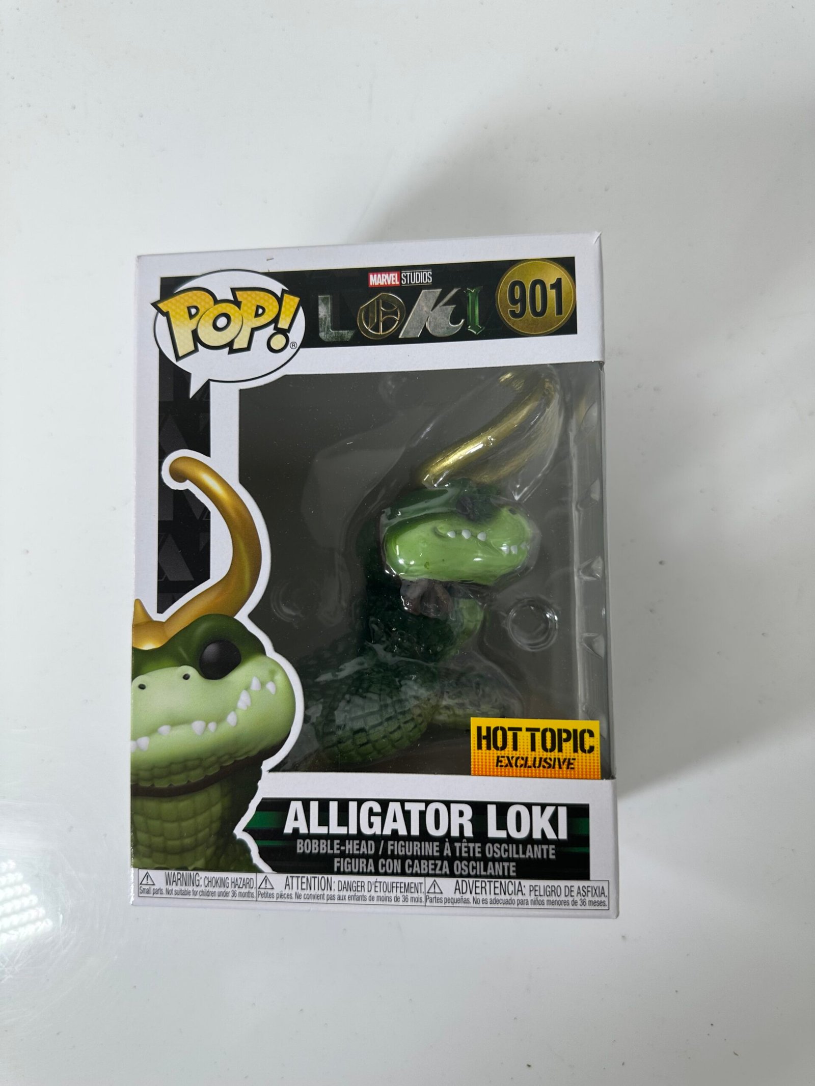 Funko POP! Marvel Studios Loki - Alligator Loki (901) - Produto Novo (Na Caixa)