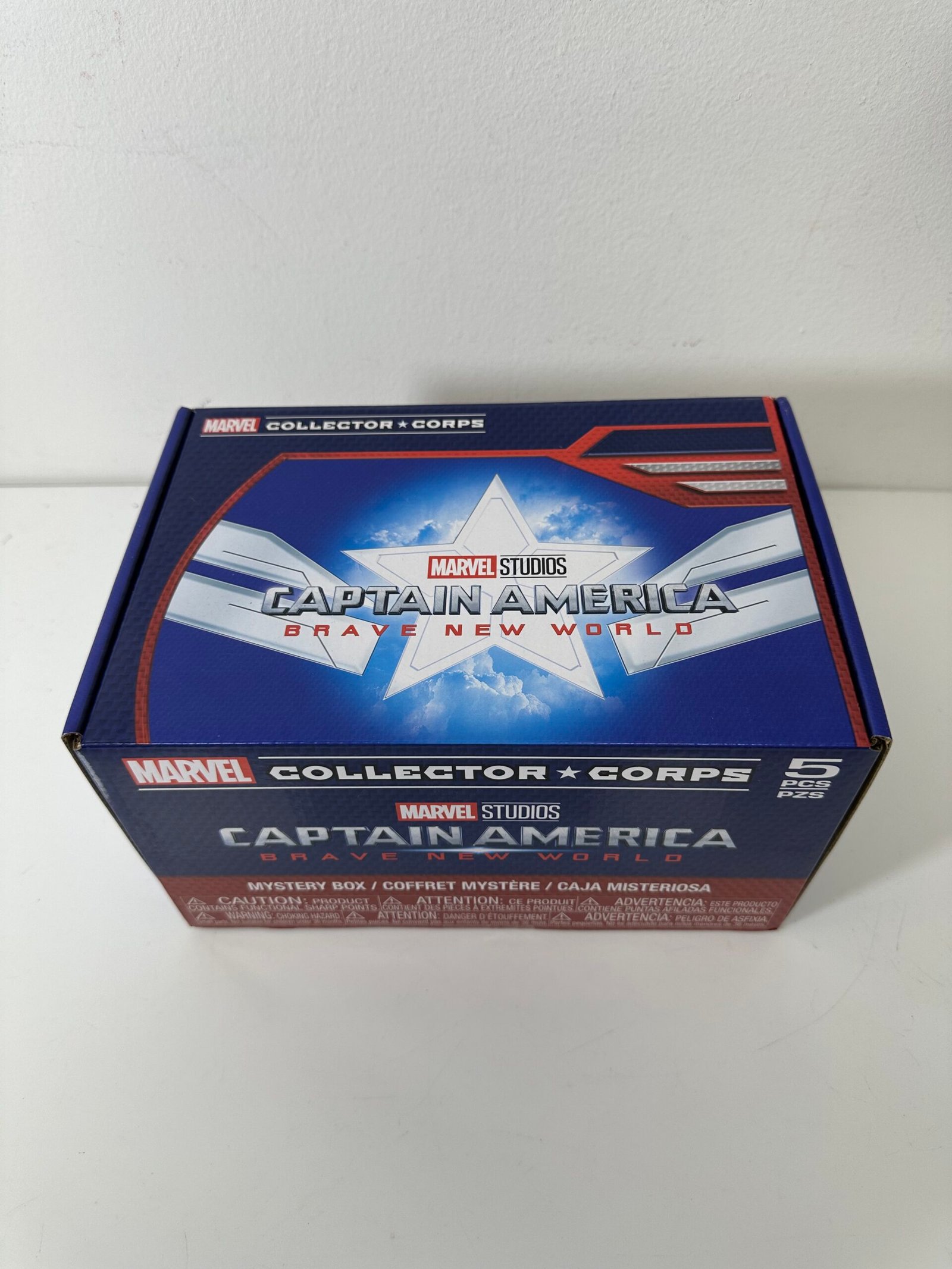 Funko POP! Marvel Studios - Captain America Brave New World - Collector Corps - Produto Novo (Lacrado)