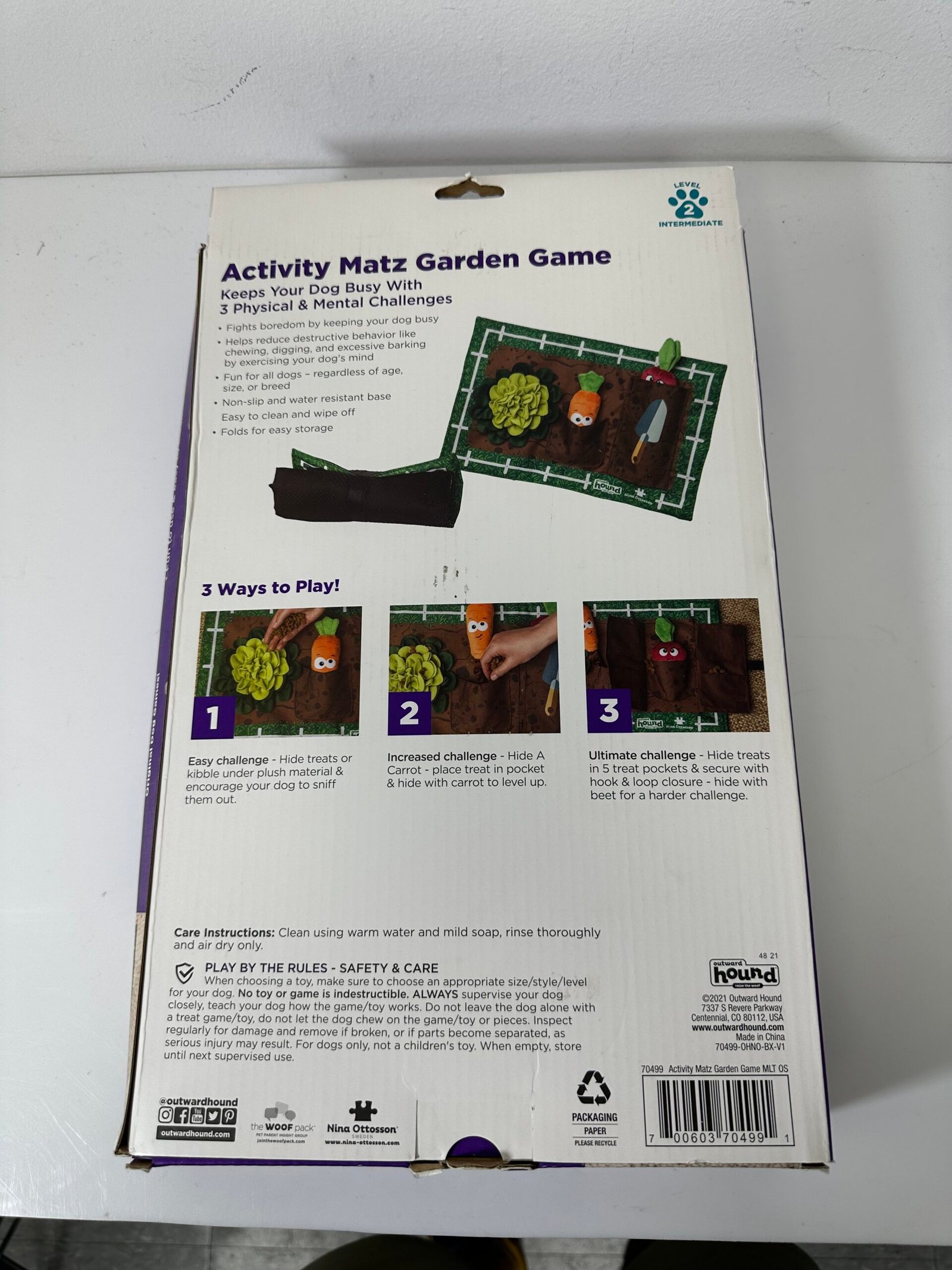 Outward hound - Activity Matz Garden Game - Produto Novo (Lacrado) - Imagem 2