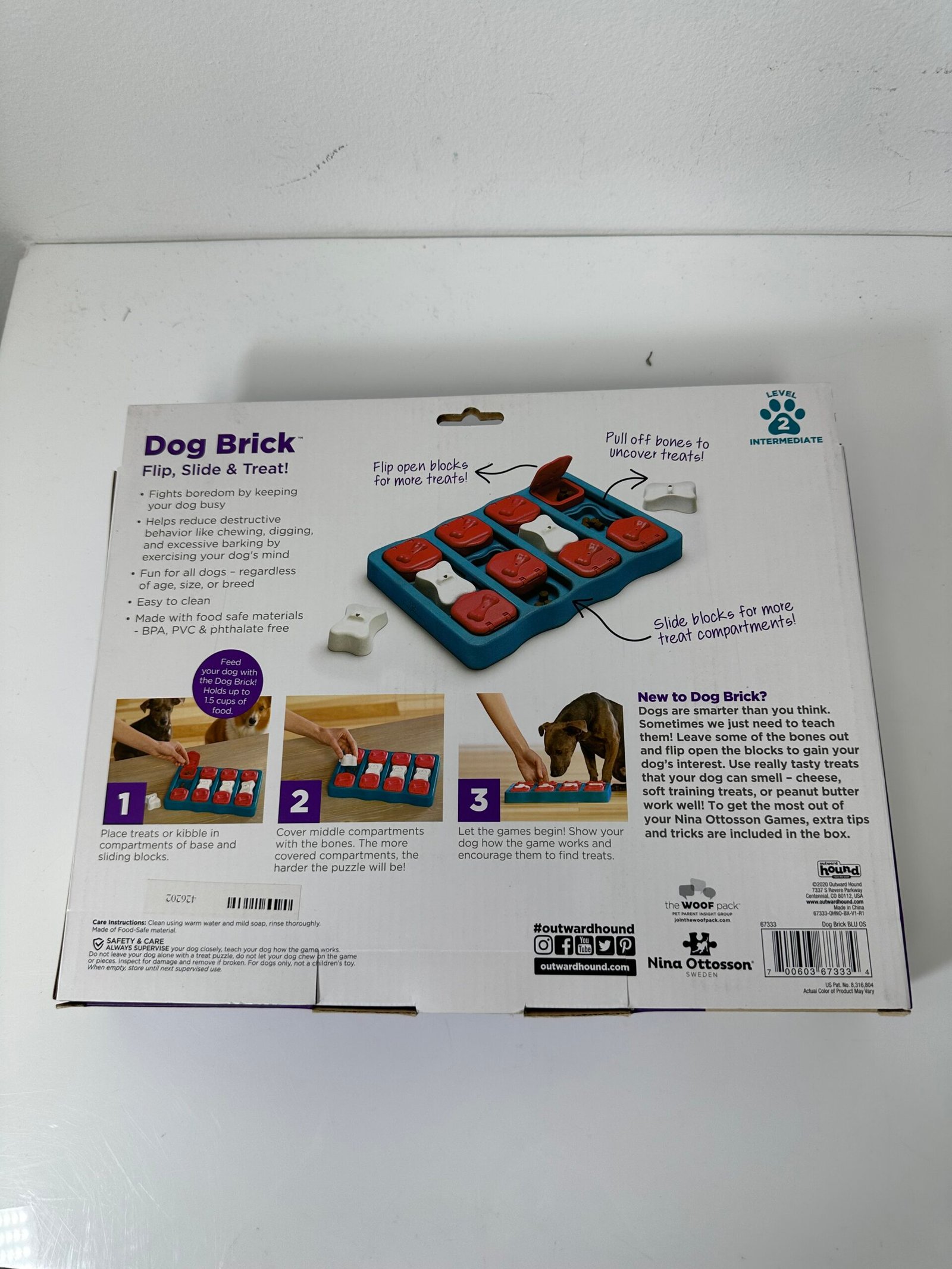 Outward hound - Dog Brick - Produto Novo (Lacrado) - Imagem 2