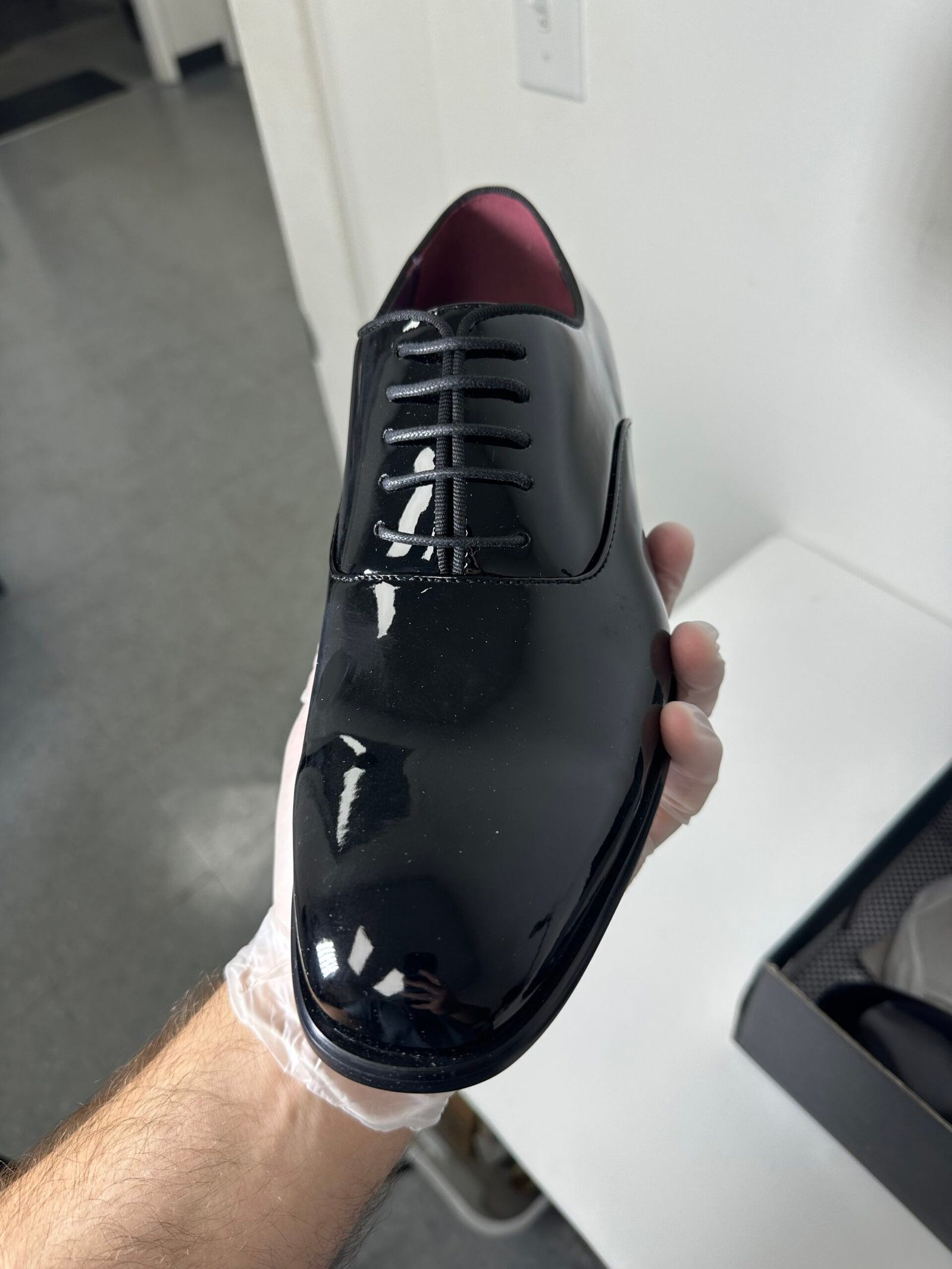 Perry Ellis - Sapato Style HP20311-1 - Cor: Black - Tamanho 9.5US - Produto Novo (Com Caixa) - Imagem 6