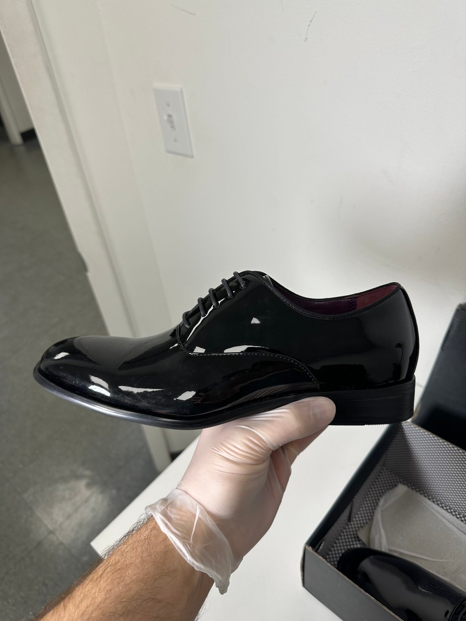 Perry Ellis - Sapato Style HP20311-1 - Cor: Black - Tamanho 9.5US - Produto Novo (Com Caixa) - Imagem 5