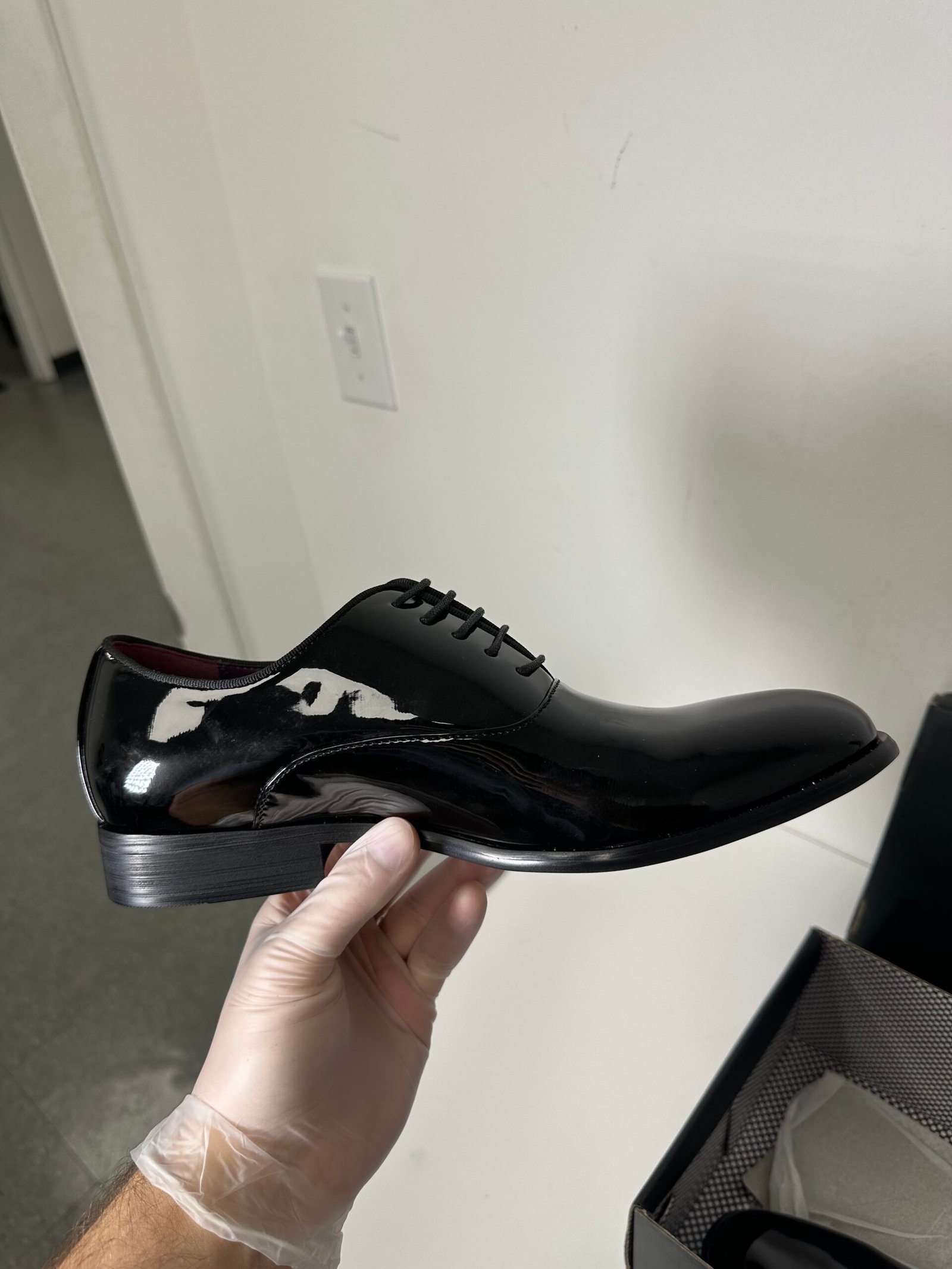 Perry Ellis - Sapato Style HP20311-1 - Cor: Black - Tamanho 9.5US - Produto Novo (Com Caixa) - Imagem 3