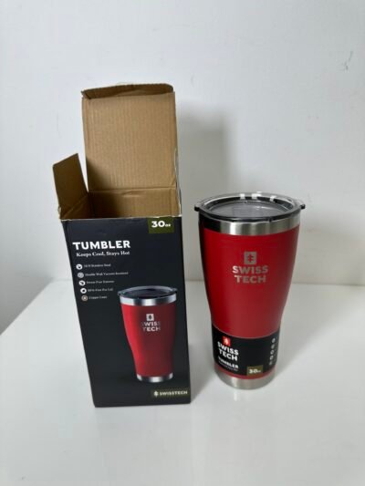 SwissTech - Tubler 30oz Double Wall Vacuum Insulated - Red - Produto Novo (lacrado)