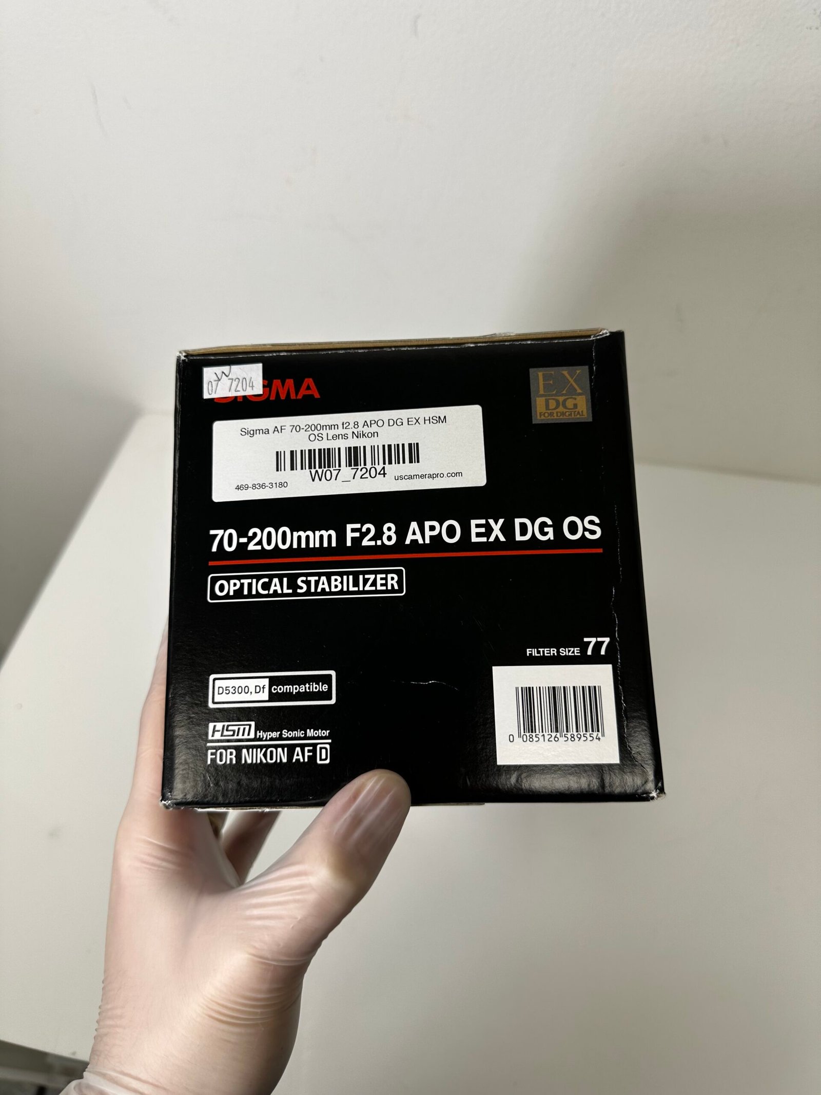 Sigma - 70-200mm F2.8 APO EX DG OS - Optical Stabilizer - Produto Novo (Lacrado) - Imagem 2