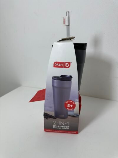 Dash - 2-IN-1 - Spill-Proof Insulated Tumbler 20oz - Copo Termico - Produto Novo (Na Caixa)