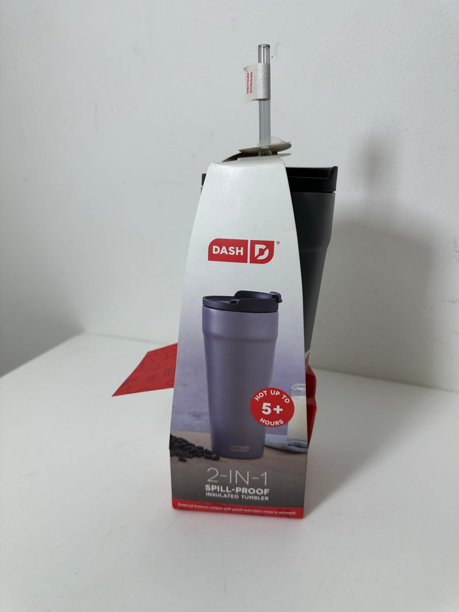 Dash - 2-IN-1 - Spill-Proof Insulated Tumbler 20oz - Copo Termico - Produto Novo (Na Caixa)