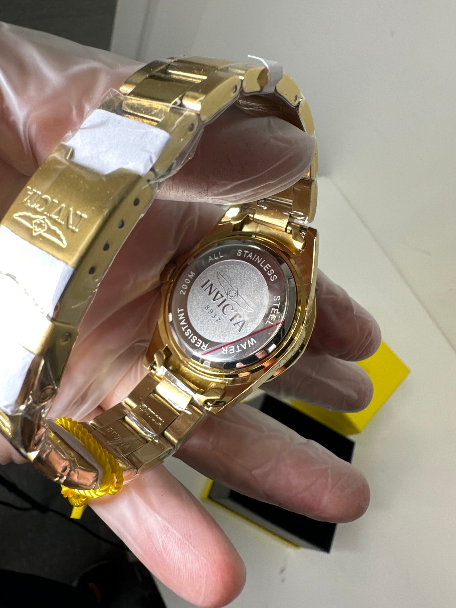 Invicta Pro Diver Anchoris Men's Watch - 37.5mm, Gold - Produto Novo (Na Caixa) - Imagem 2
