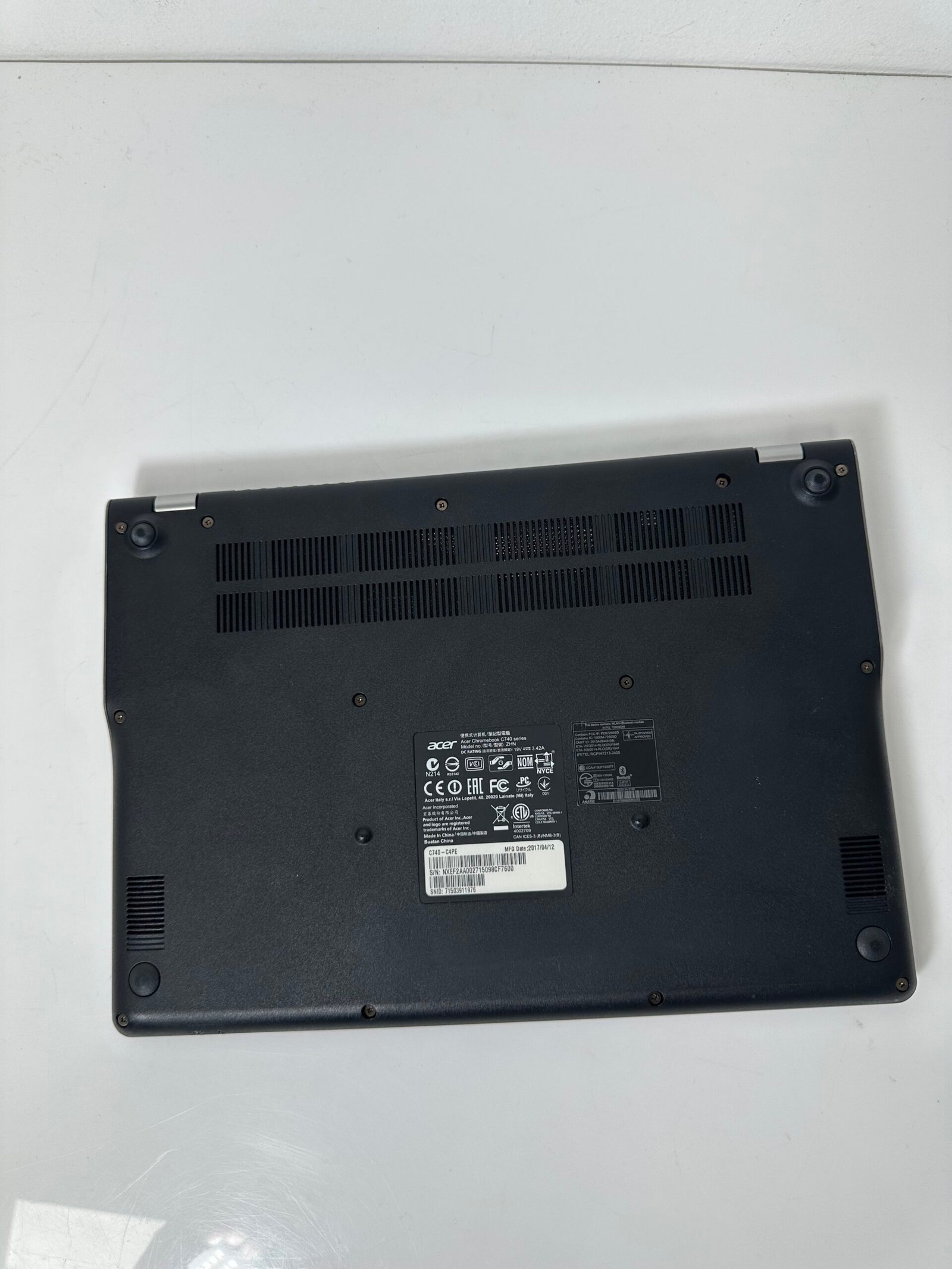 Acer Chromebook Model C740 ZHN - Processador Intel Celeron - Condição: Excelente (A+) - Imagem 2