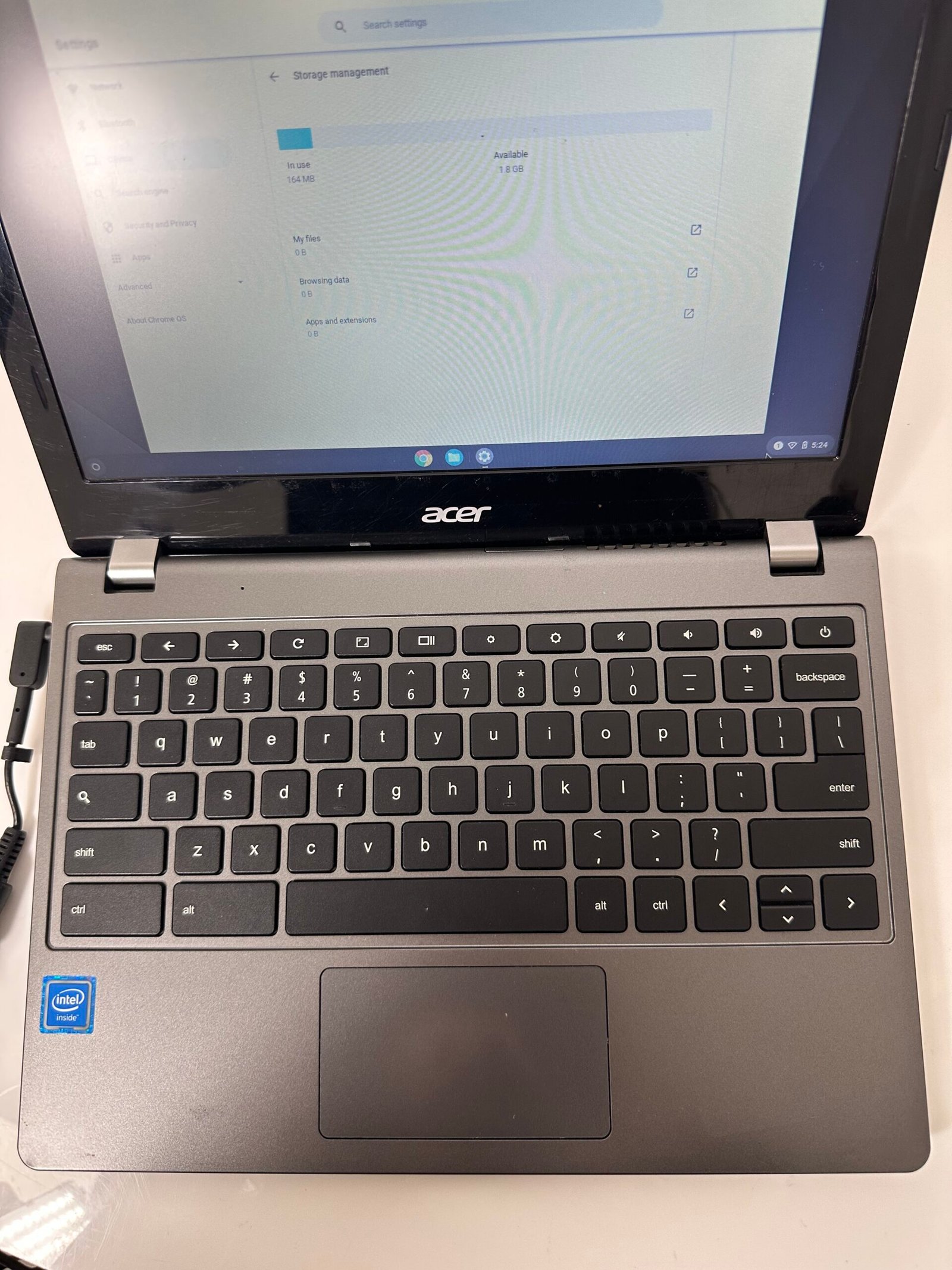 Acer Chromebook Model C740 ZHN - Processador Intel Celeron - Condição: Muito Boa (B+) - Imagem 8